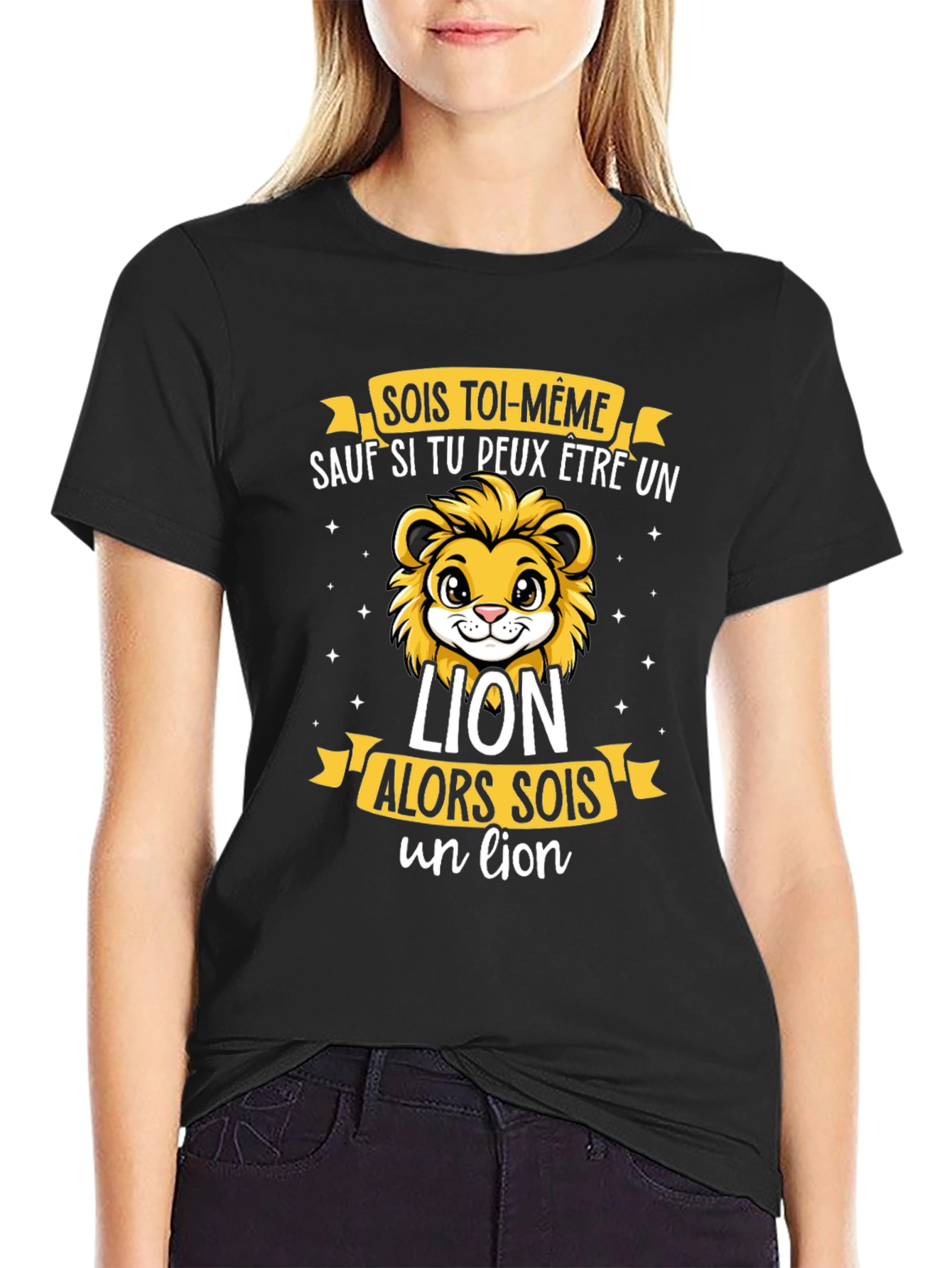 Be Yourself Lion Graphic T-Shirt