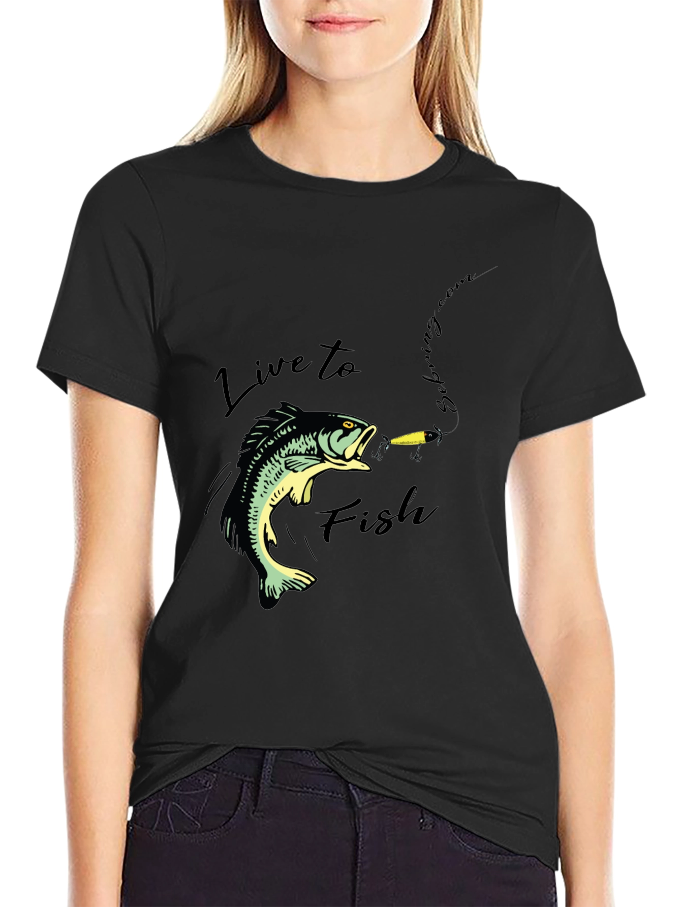 Live to Fish Graphic T-Shirt - Angler Style