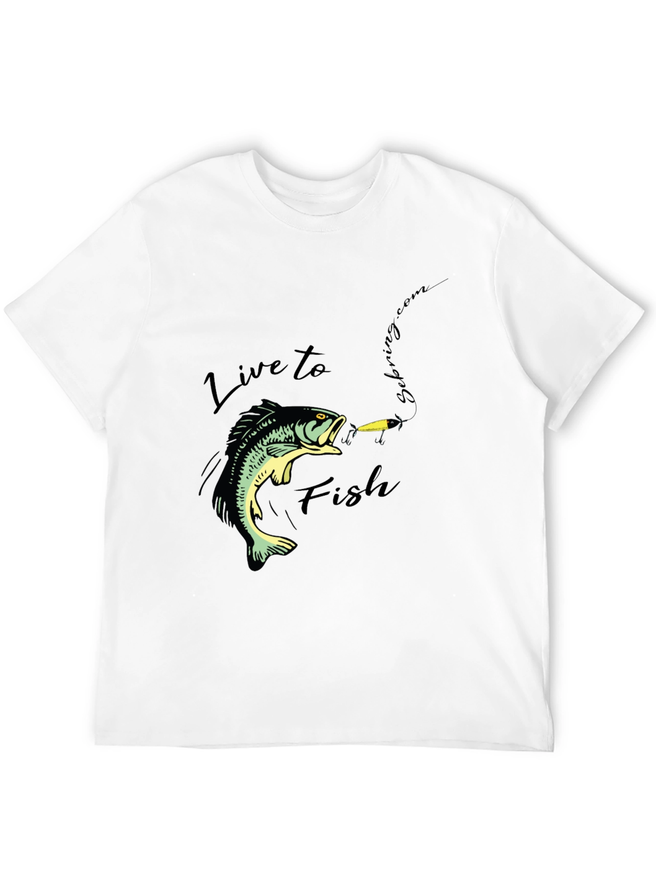 Live to Fish Graphic T-Shirt - Angler Style