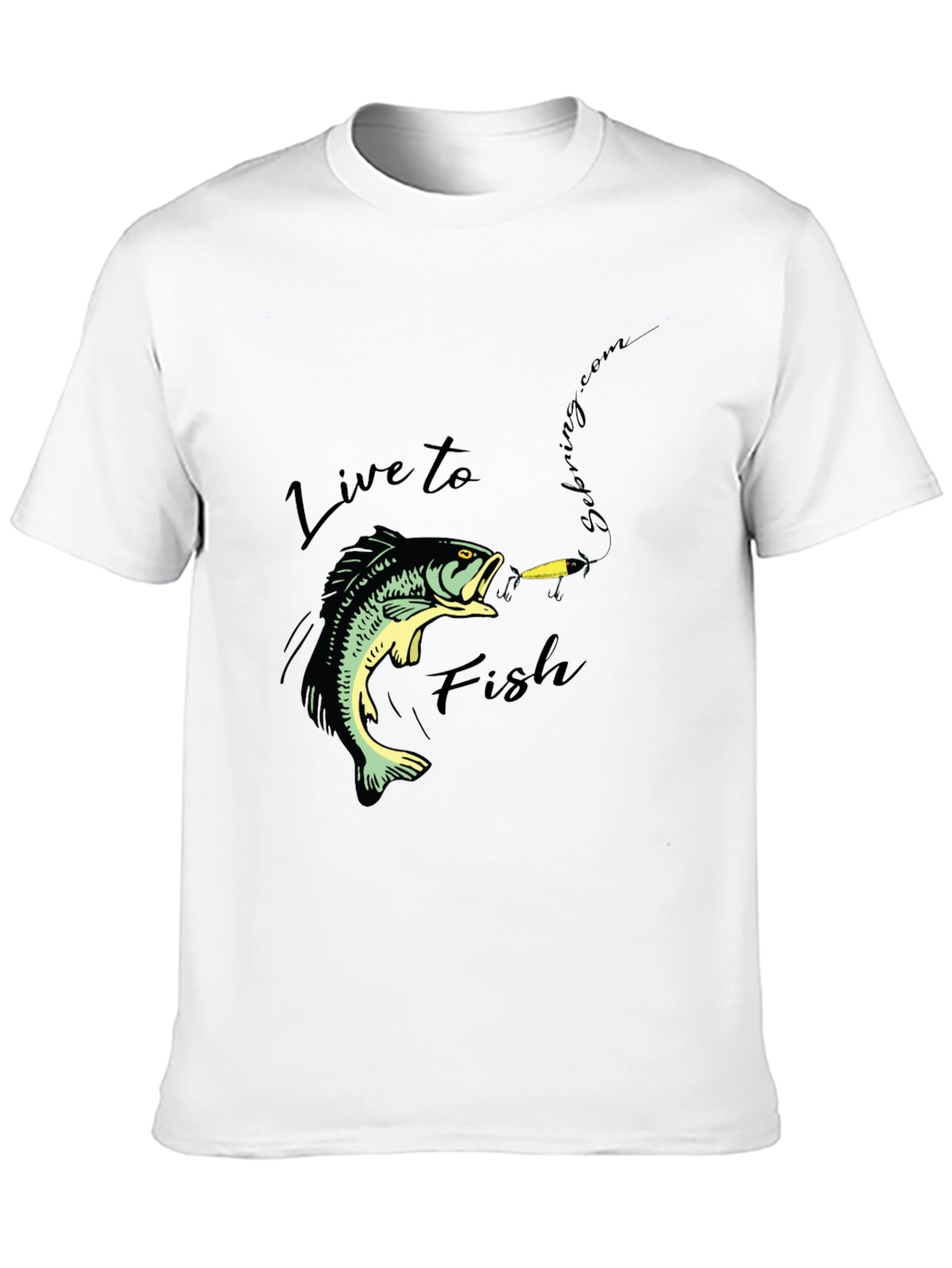 Live to Fish Graphic T-Shirt - Angler Style