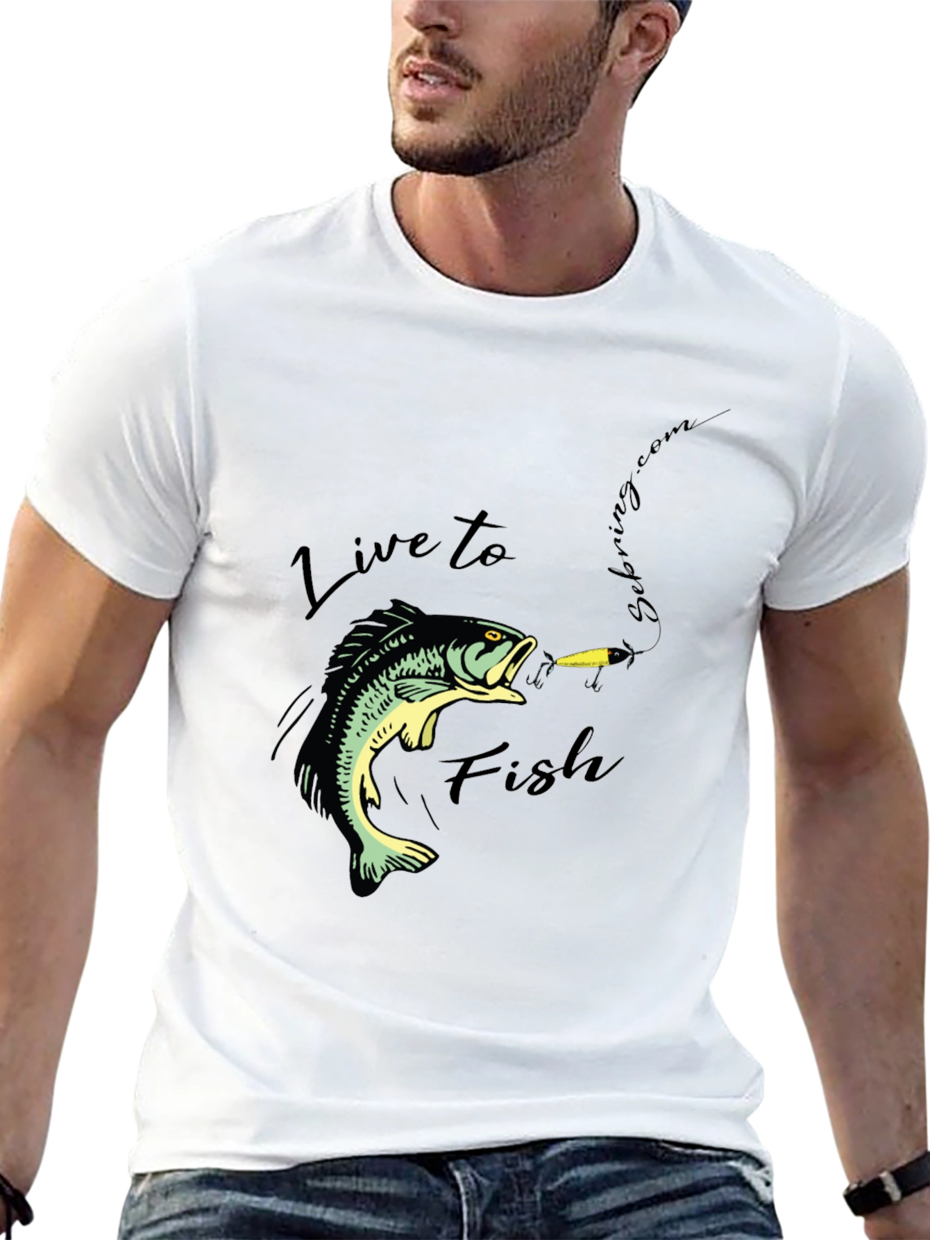Live to Fish Graphic T-Shirt - Angler Style