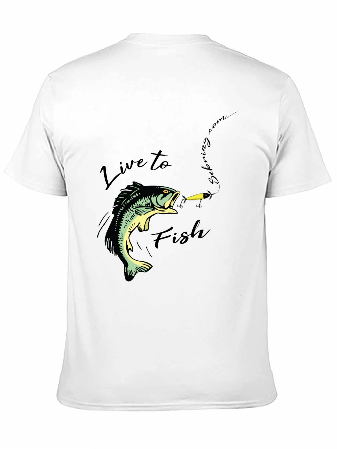 Live to Fish Graphic T-Shirt - Angler Style