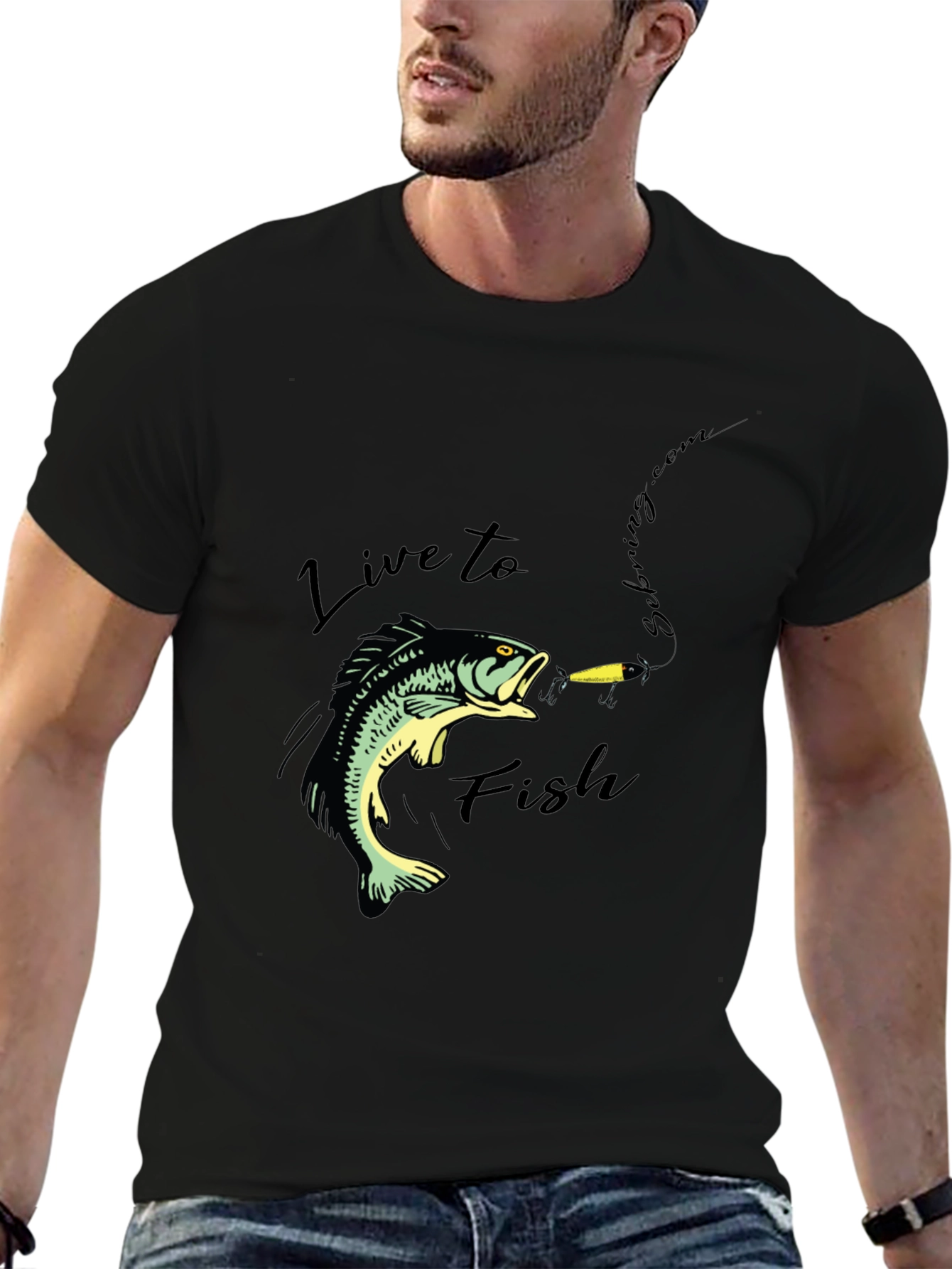 Live to Fish Graphic T-Shirt - Angler Style