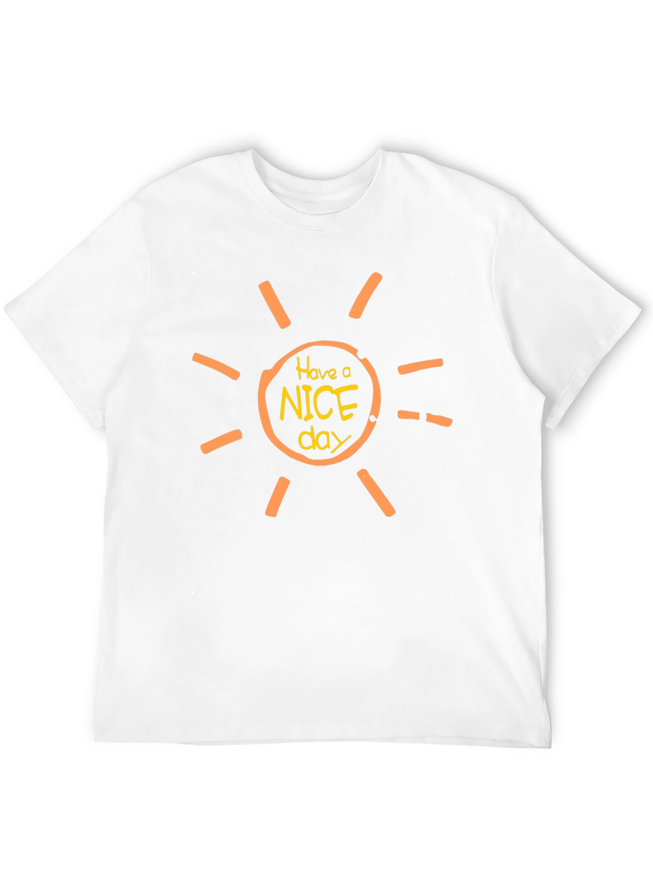 Have a Nice Day Sun Graphic Tee - Black