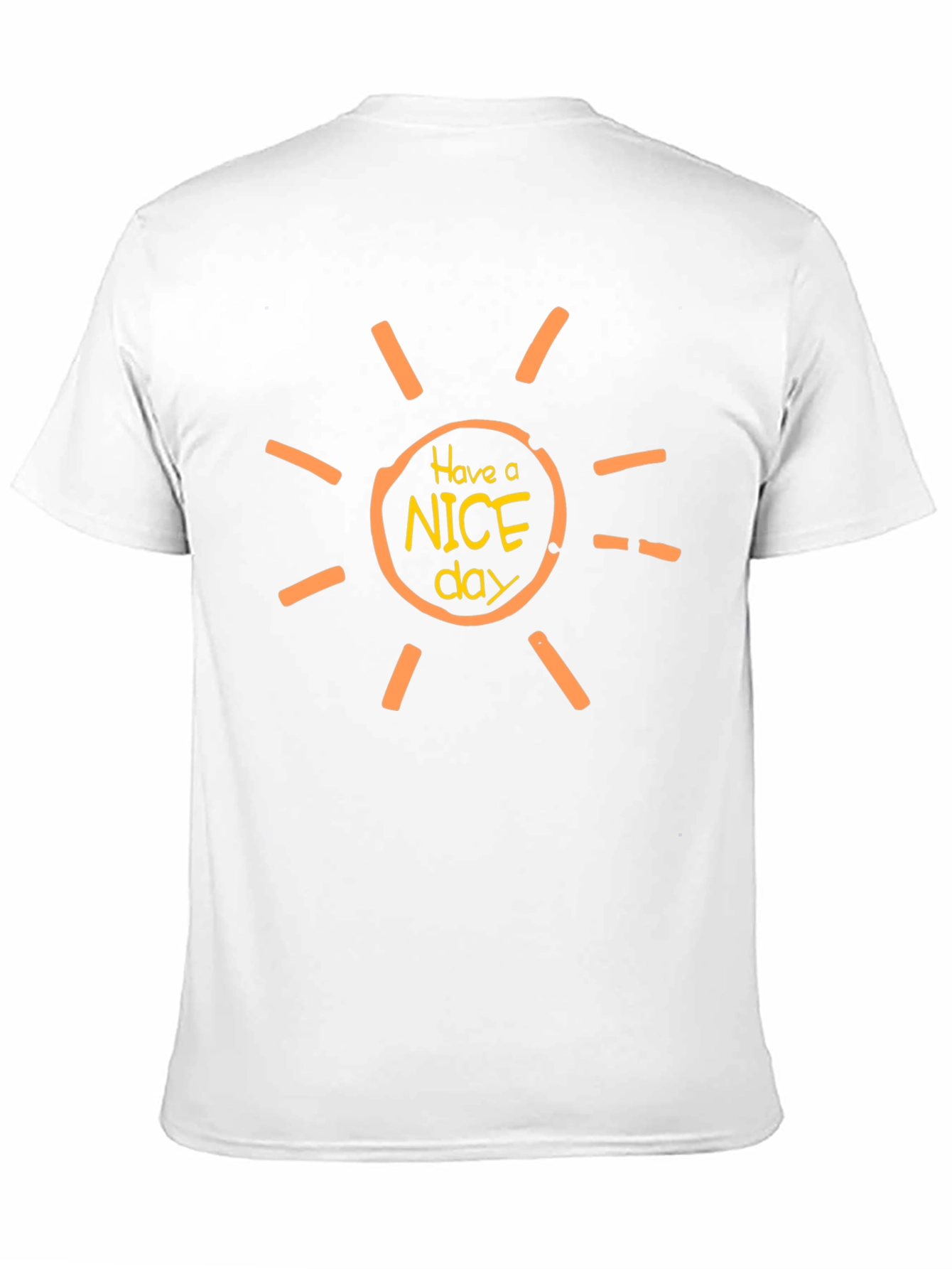 Have a Nice Day Sun Graphic Tee - Black