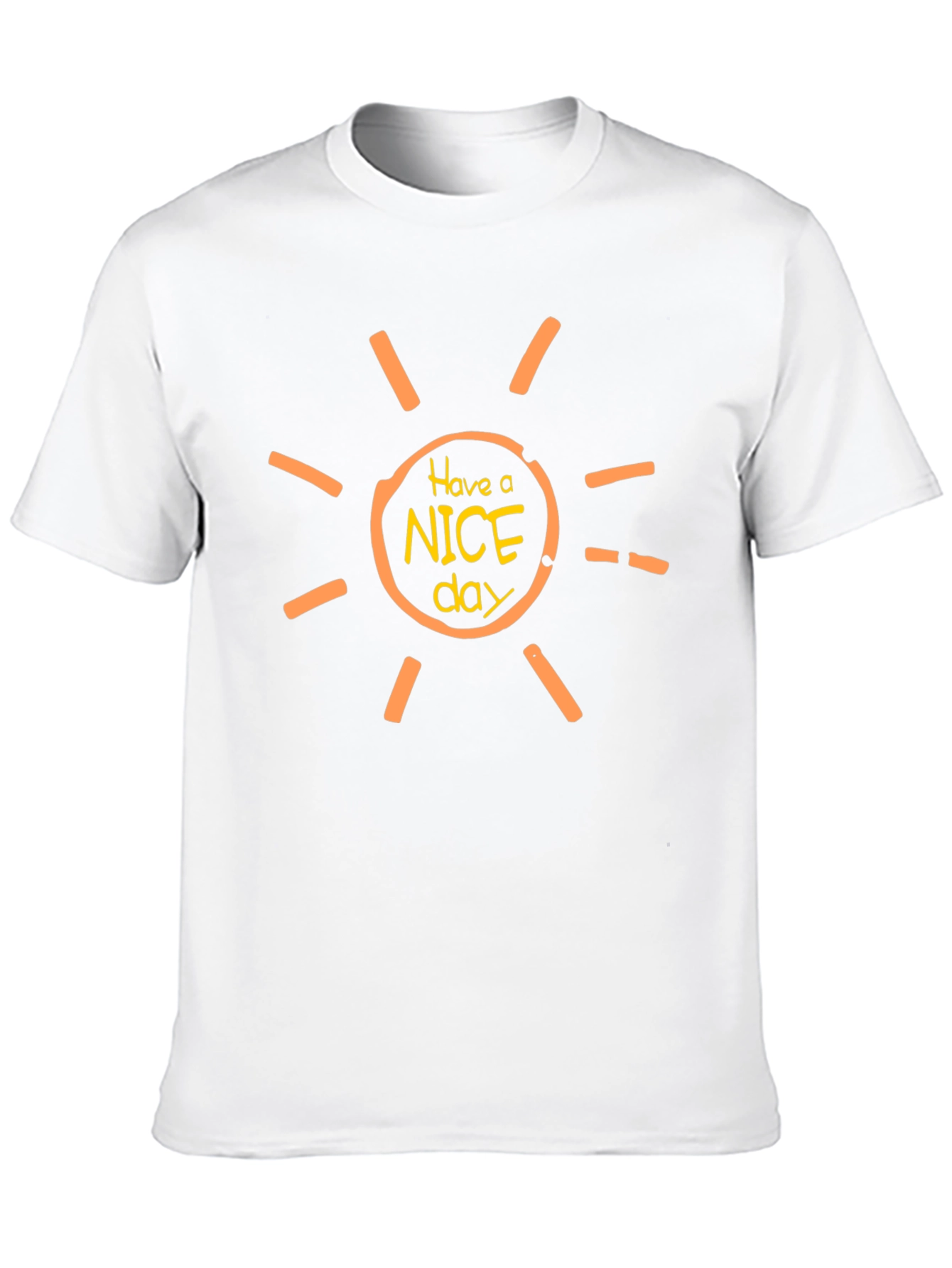 Have a Nice Day Sun Graphic Tee - Black