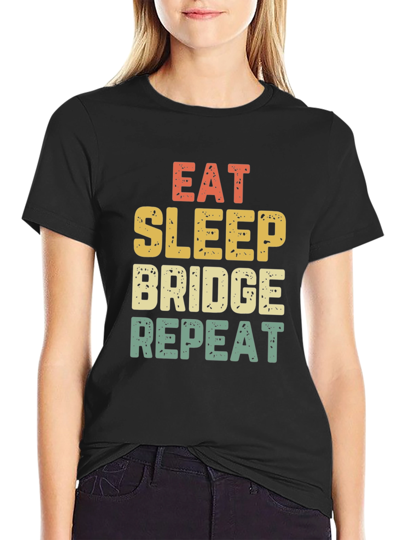 Eat Sleep Bridge Repeat T-Shirt