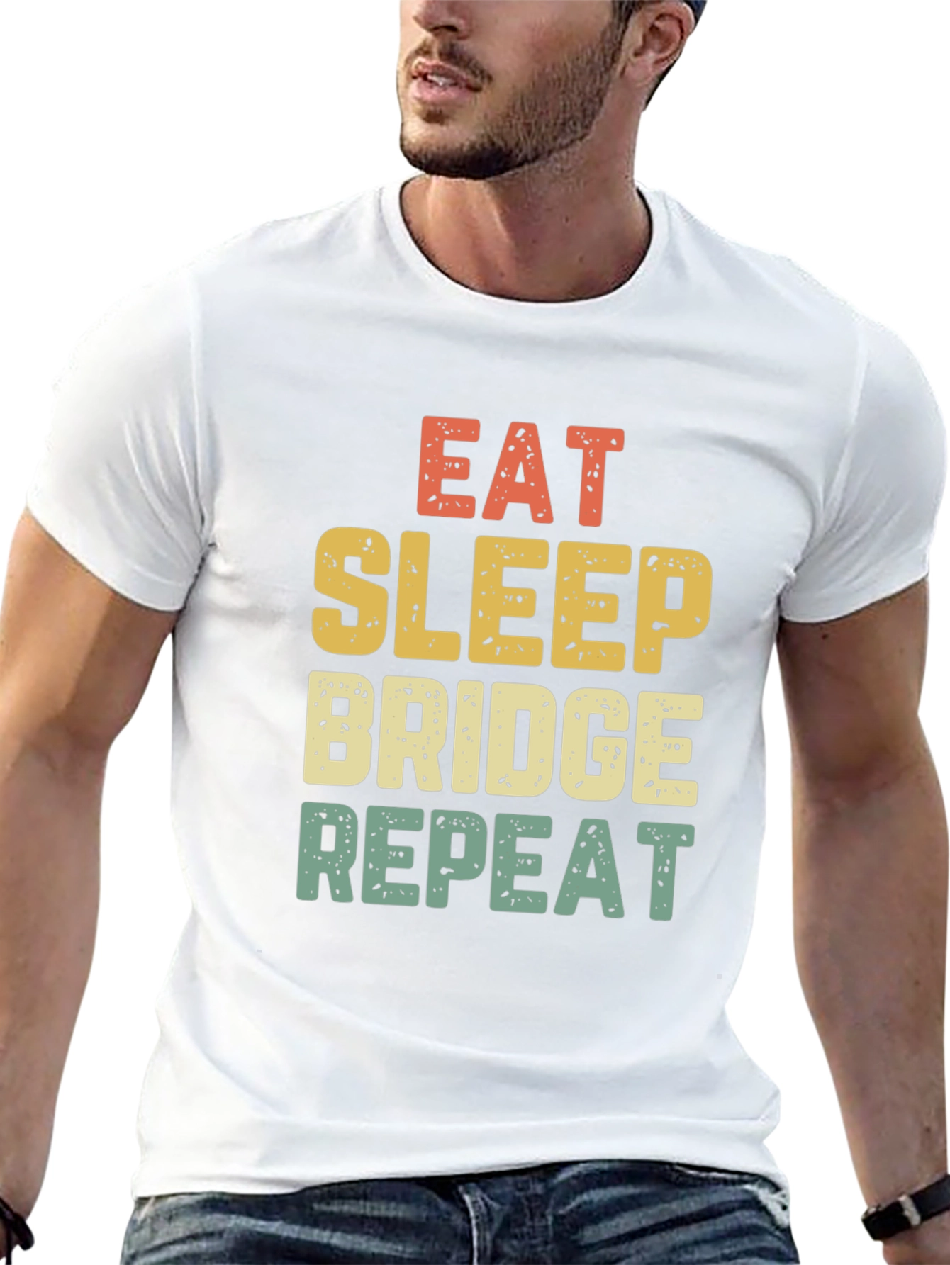 Eat Sleep Bridge Repeat T-Shirt
