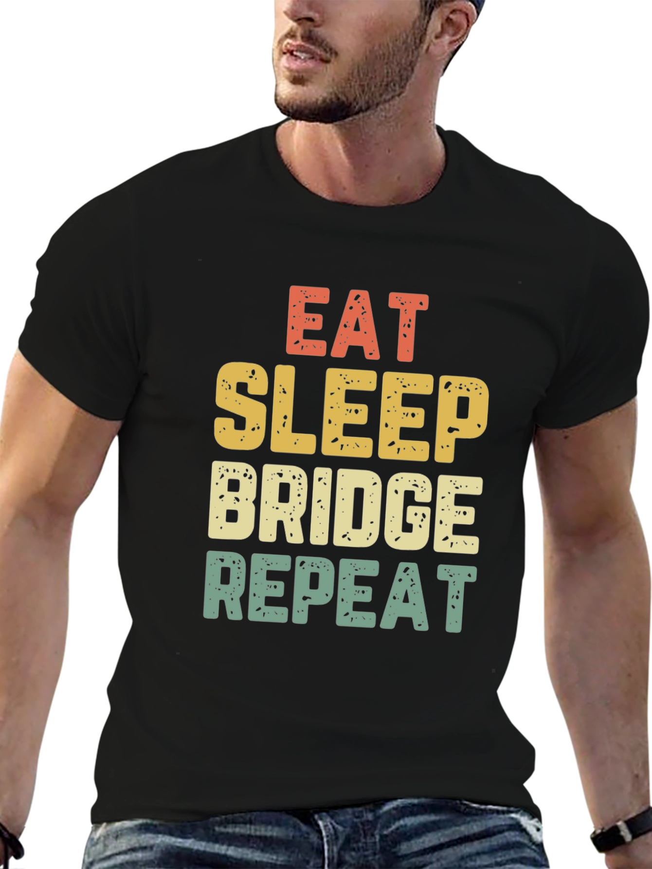 Eat Sleep Bridge Repeat T-Shirt