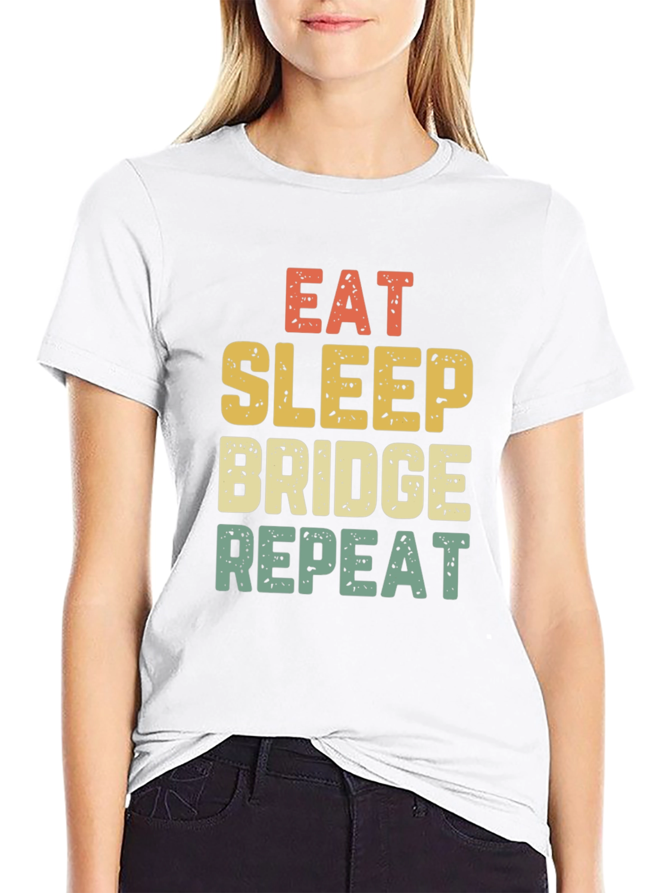 Eat Sleep Bridge Repeat T-Shirt