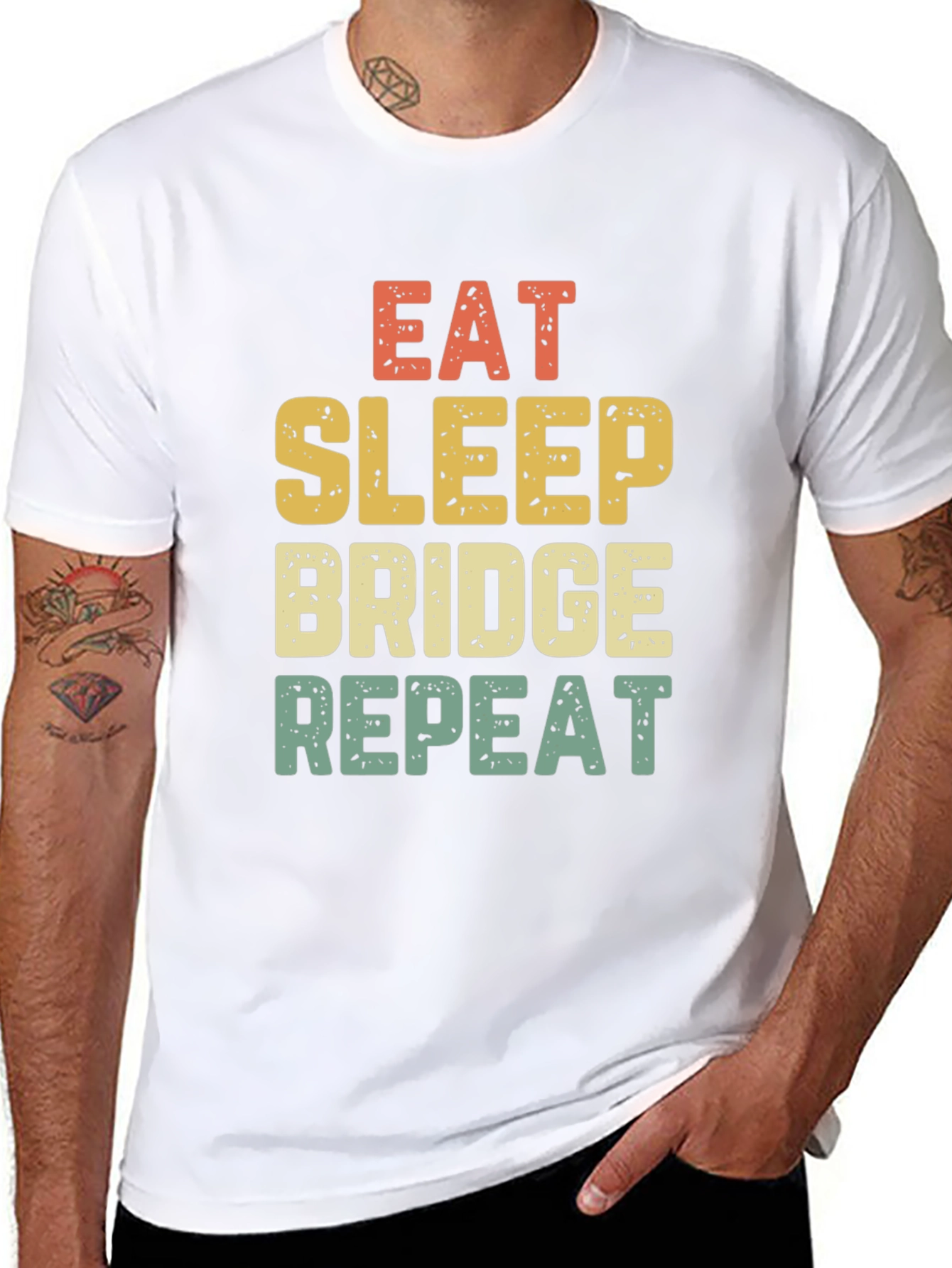 Eat Sleep Bridge Repeat T-Shirt