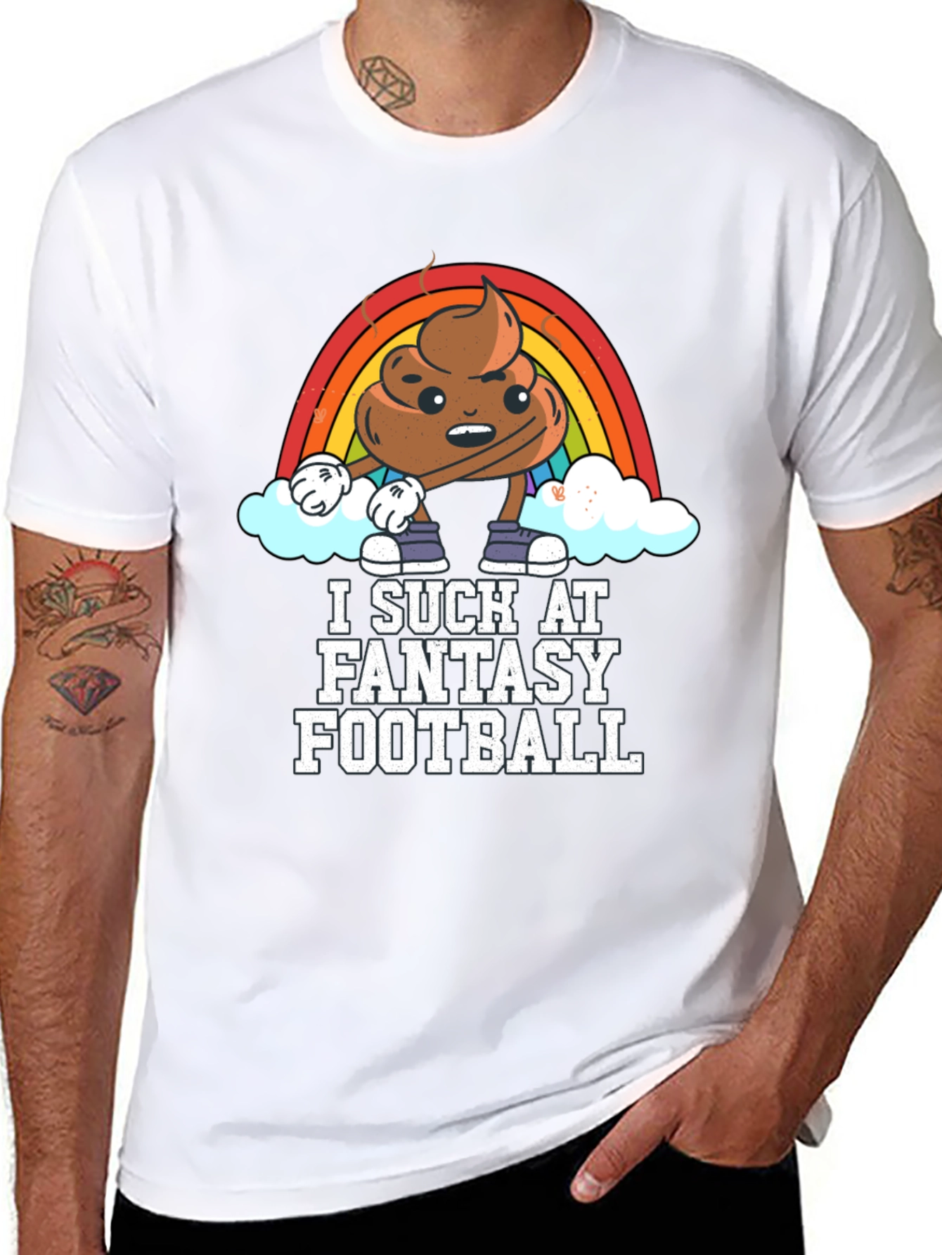 I Suck At Fantasy Football T-Shirt - Unisex Design