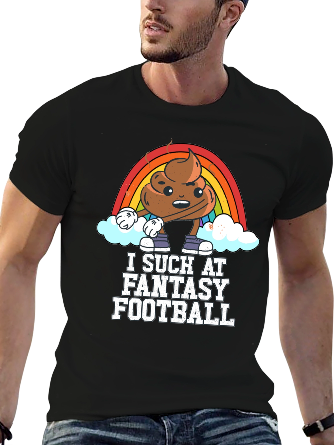 I Suck At Fantasy Football T-Shirt - Unisex Design