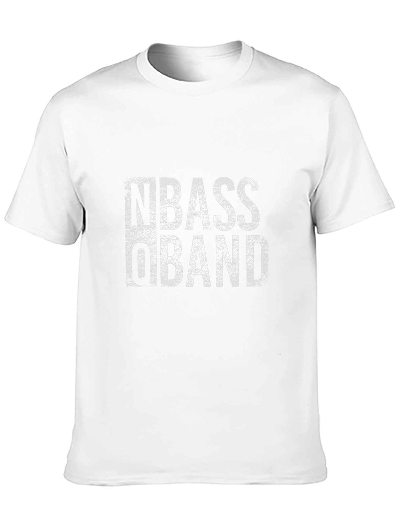 Bass Band Distressed Graphic Black T-Shirt