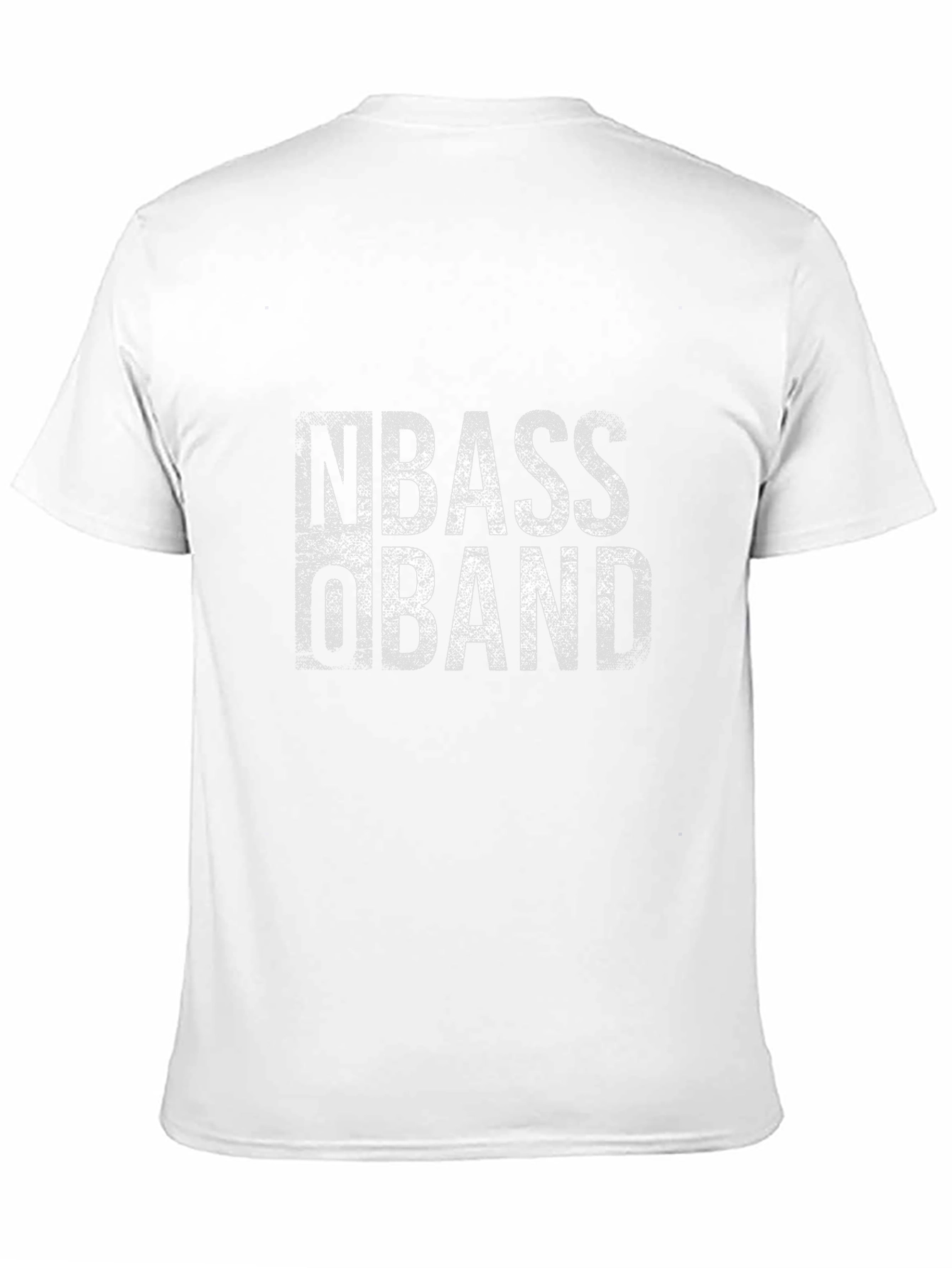 Bass Band Distressed Graphic Black T-Shirt