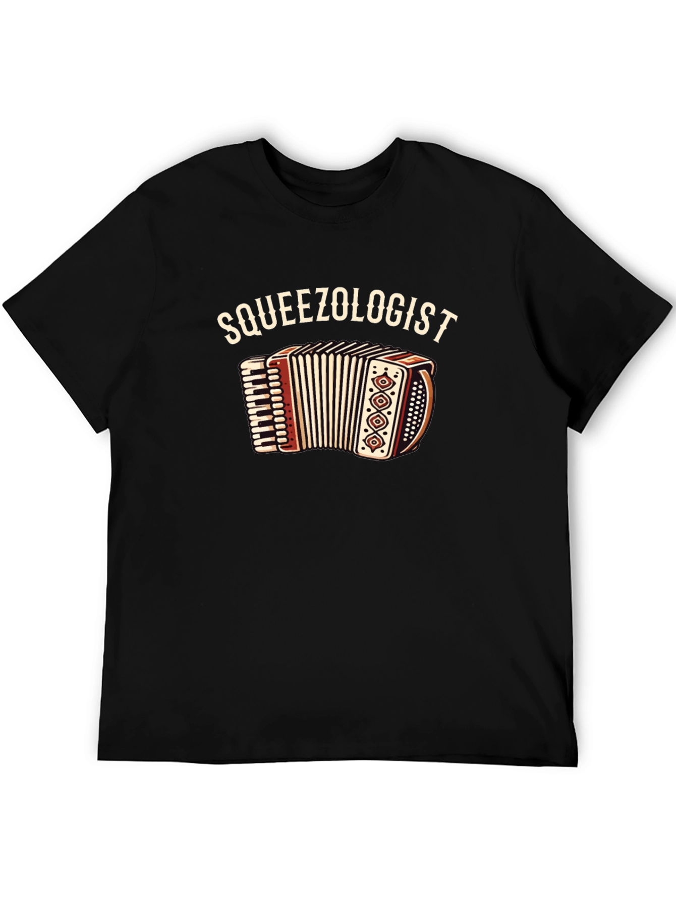 Squeezologist Accordion Musician T-Shirt