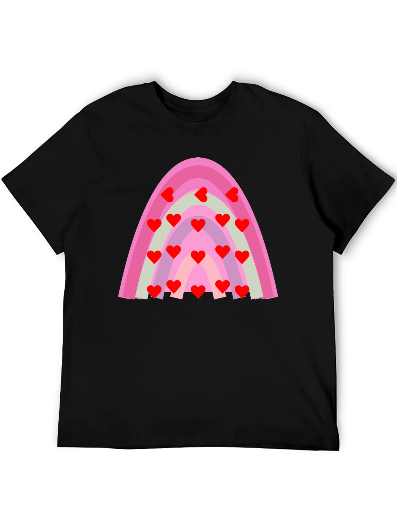 Heart Rainbow Graphic Tee