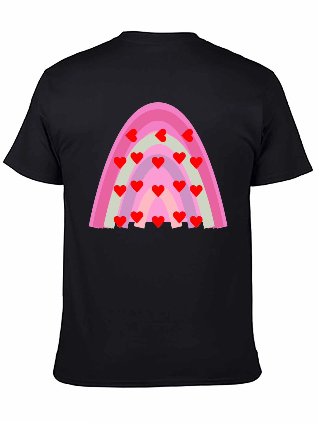 Heart Rainbow Graphic Tee