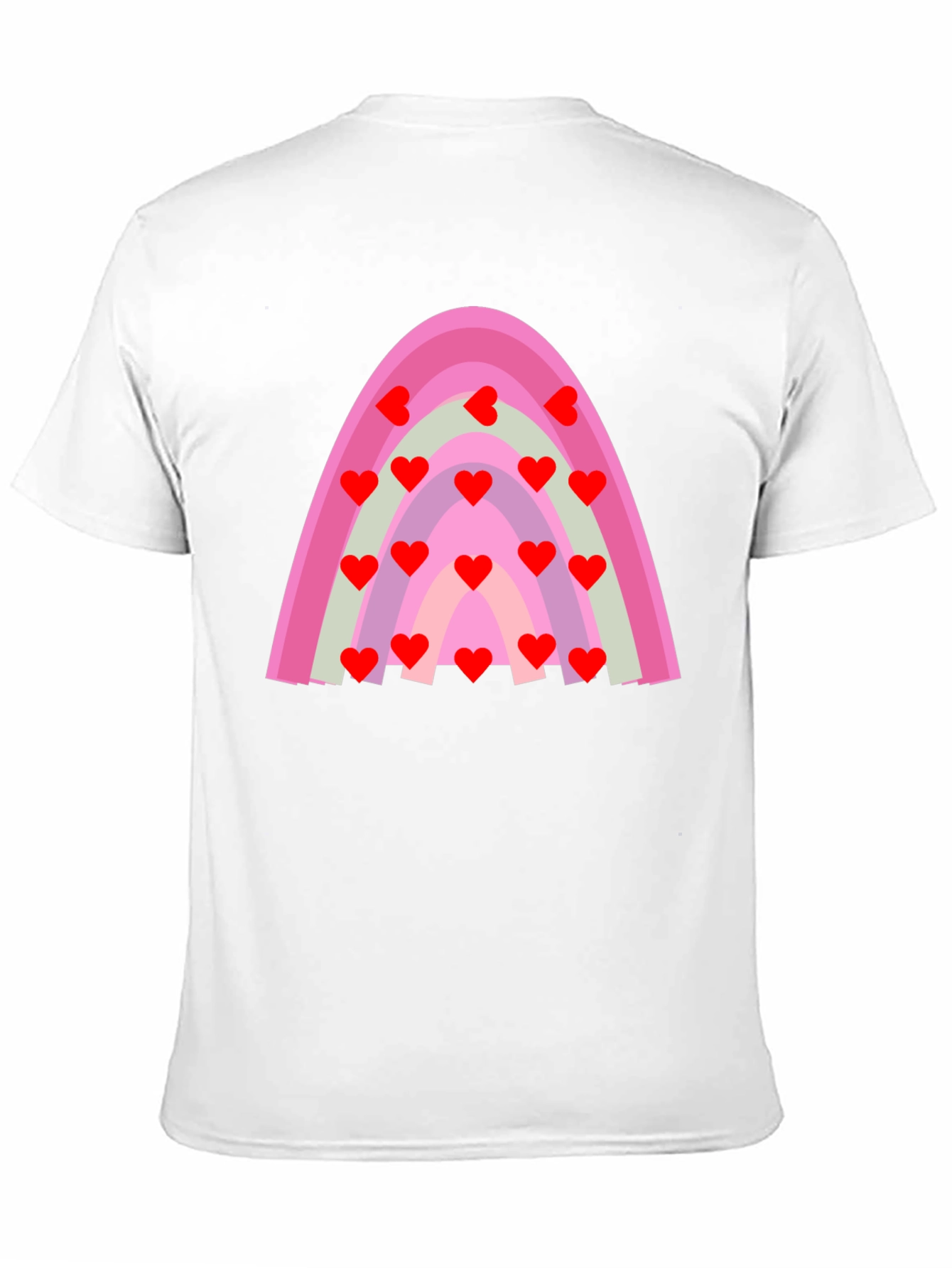 Heart Rainbow Graphic Tee