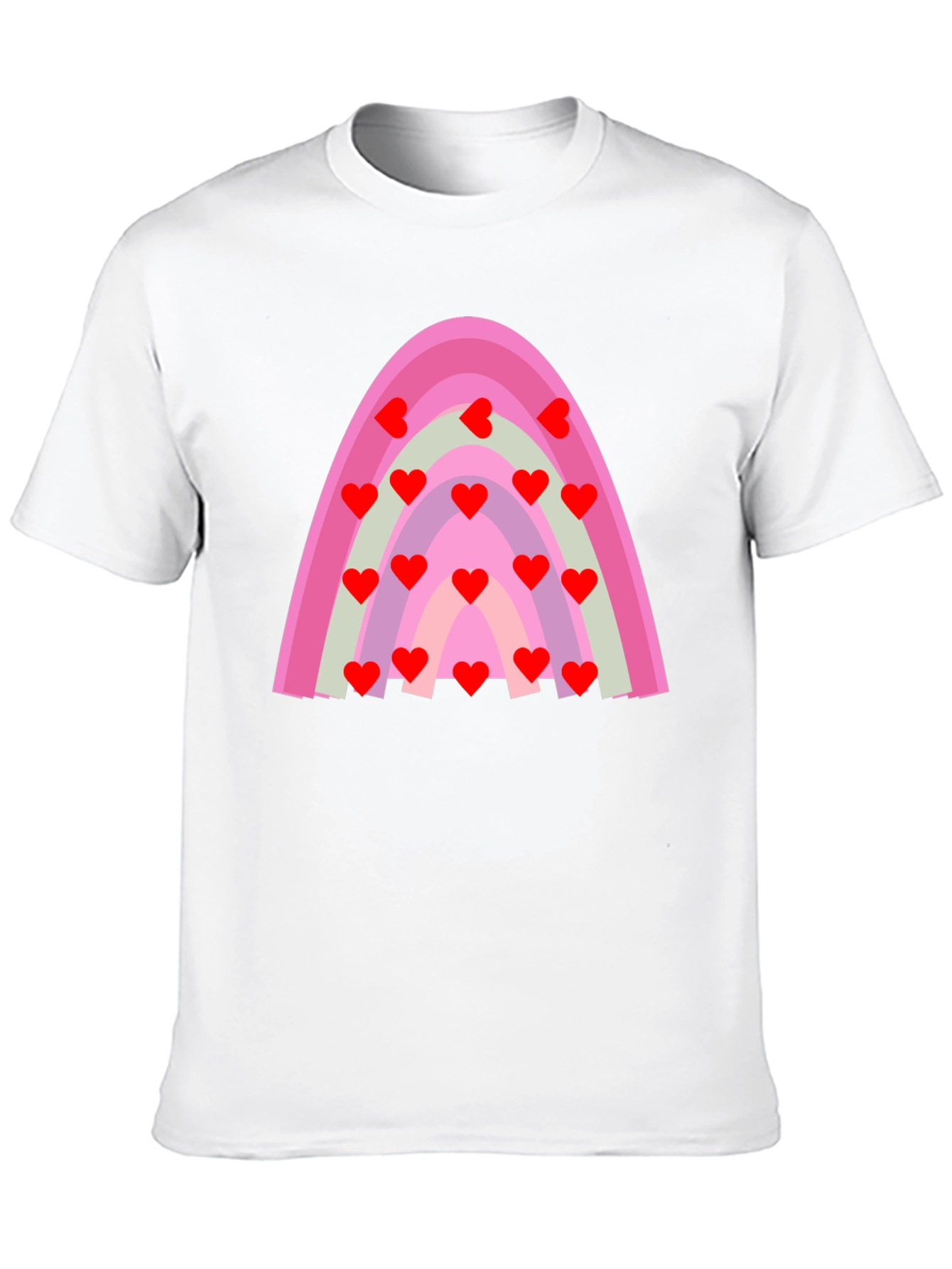 Heart Rainbow Graphic Tee