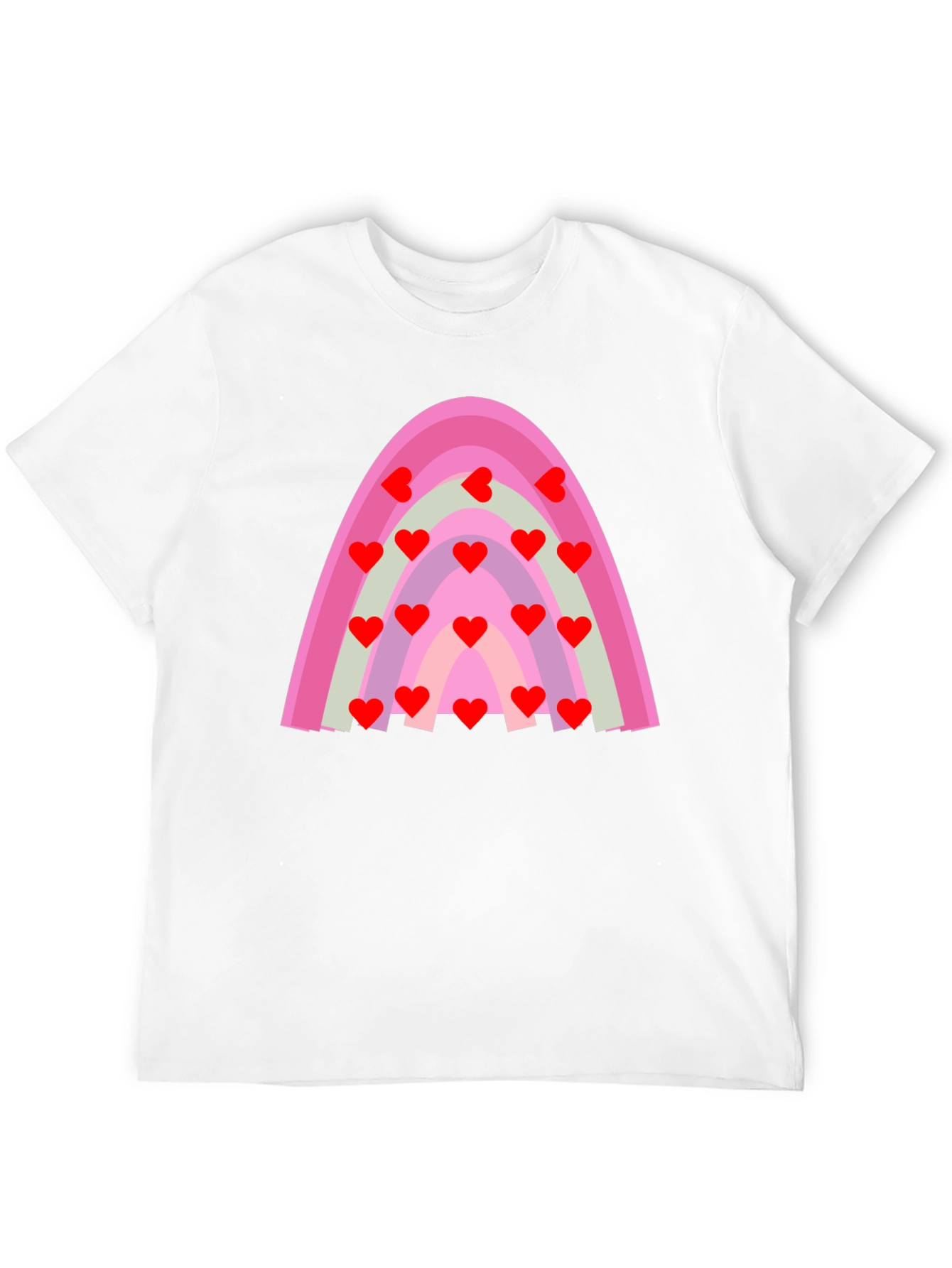 Heart Rainbow Graphic Tee