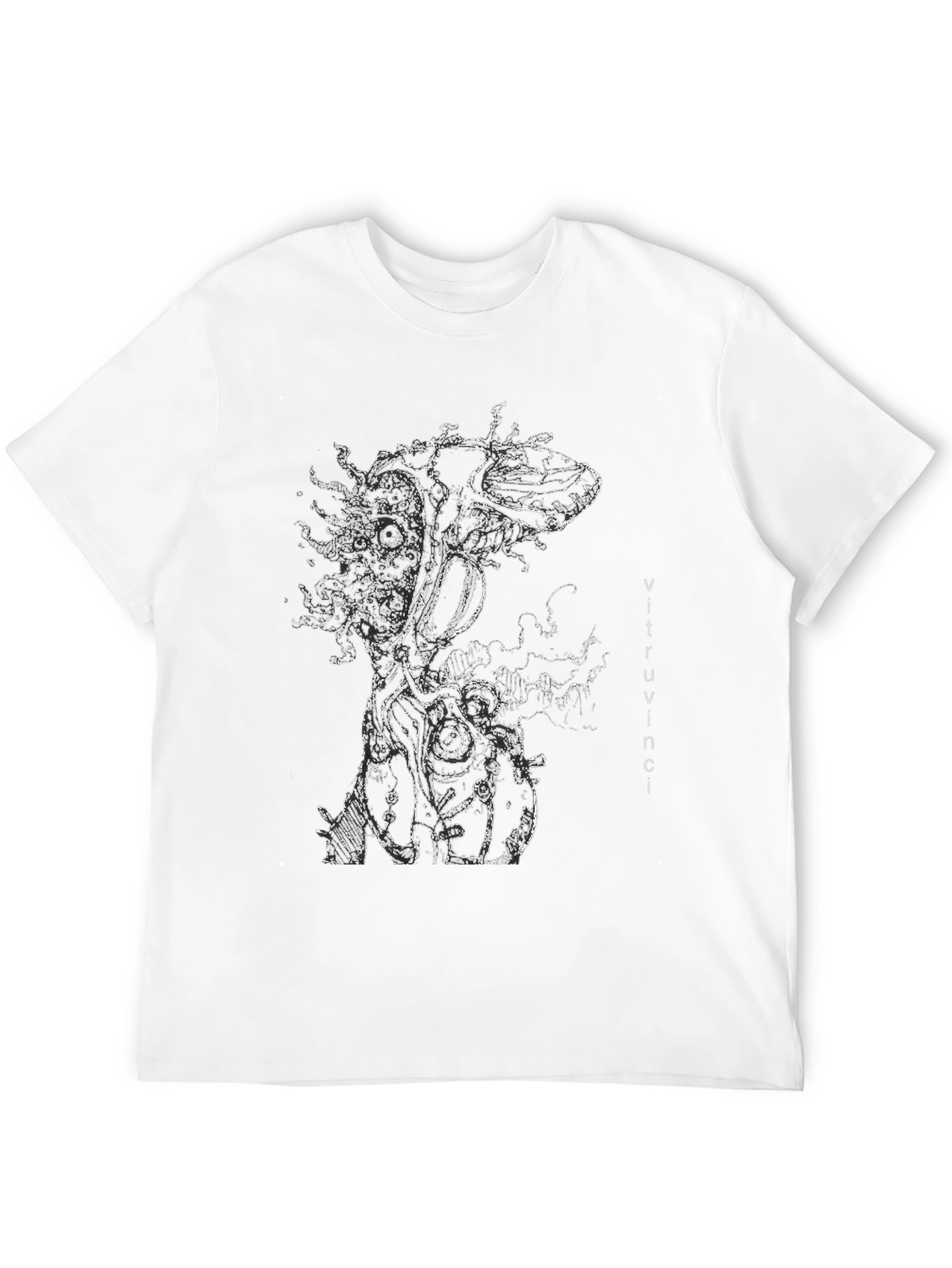 Vitruvinci Graphic T-Shirt - Black