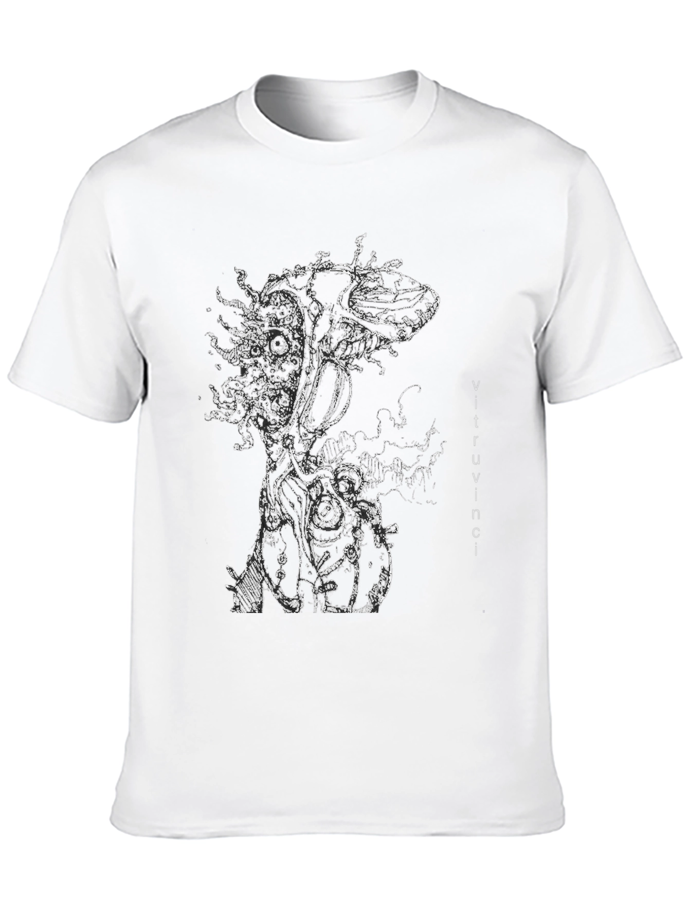 Vitruvinci Graphic T-Shirt - Black