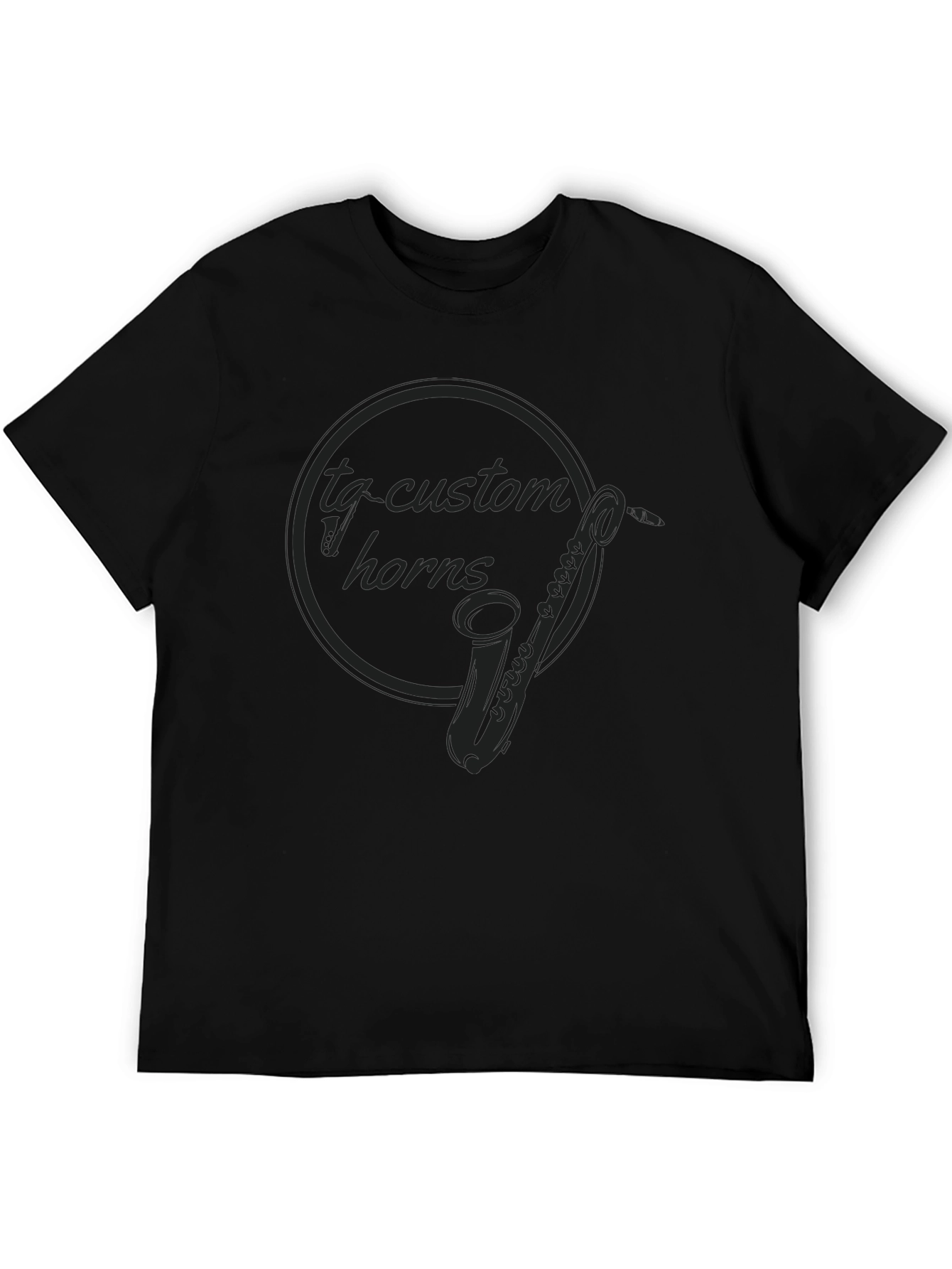 Custom Horns Black Graphic Tee
