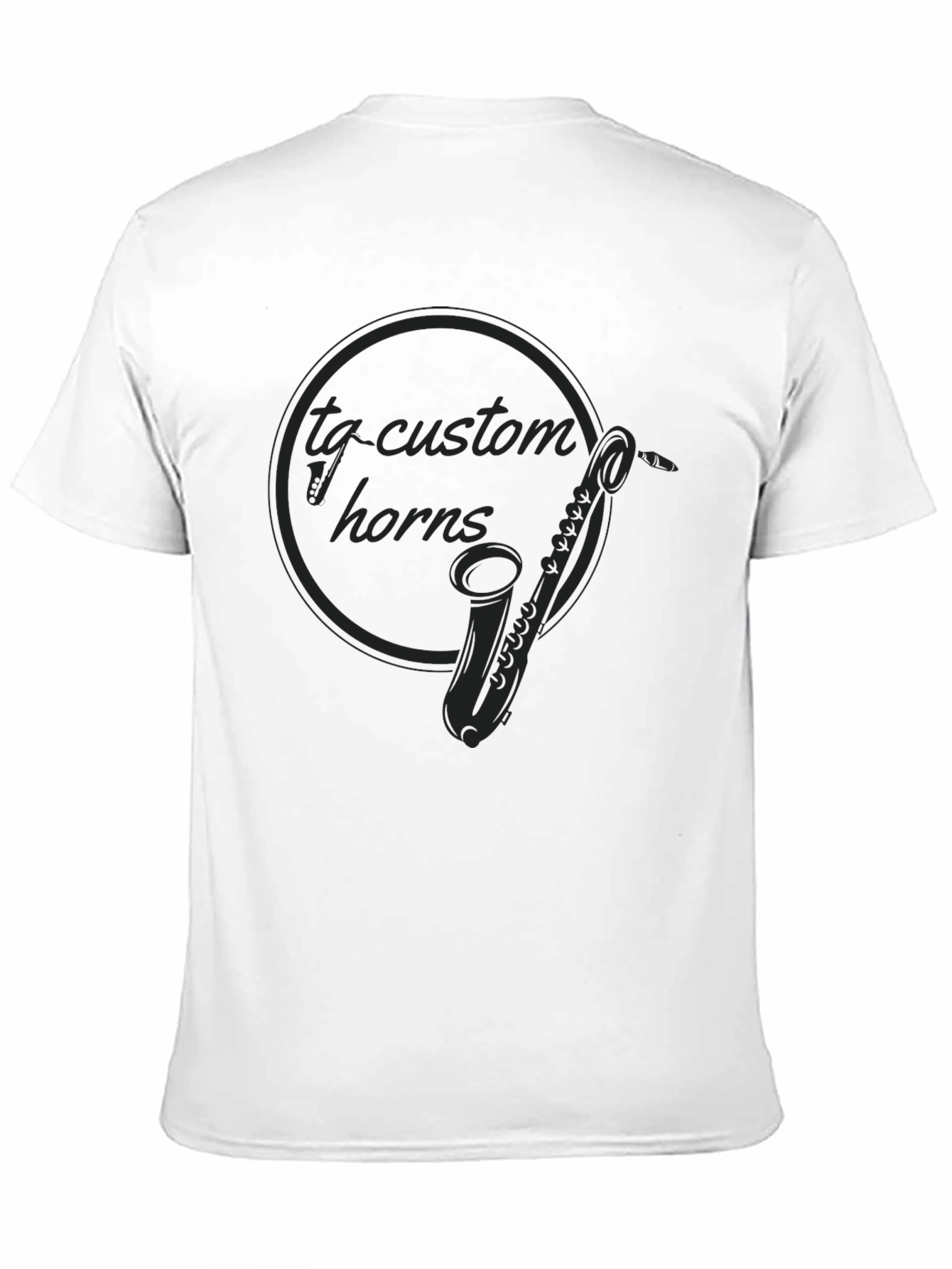 Custom Horns Black Graphic Tee