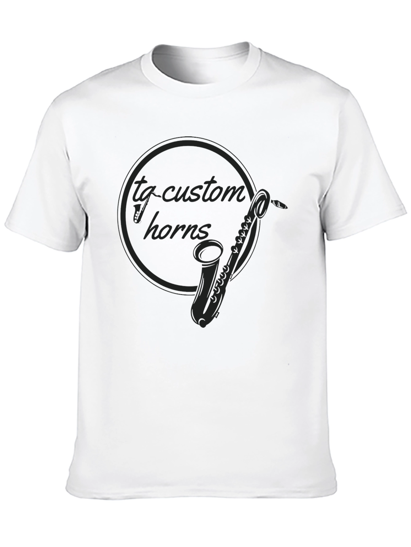 Custom Horns Black Graphic Tee