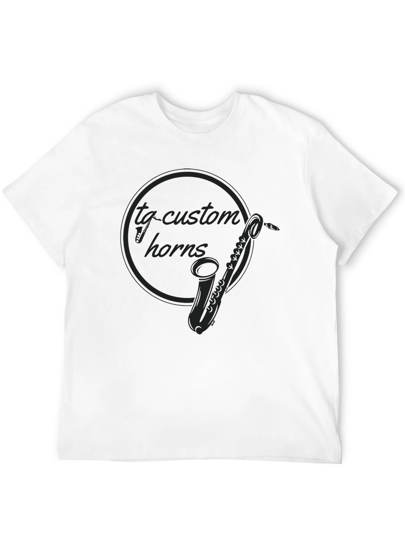 Custom Horns Black Graphic Tee