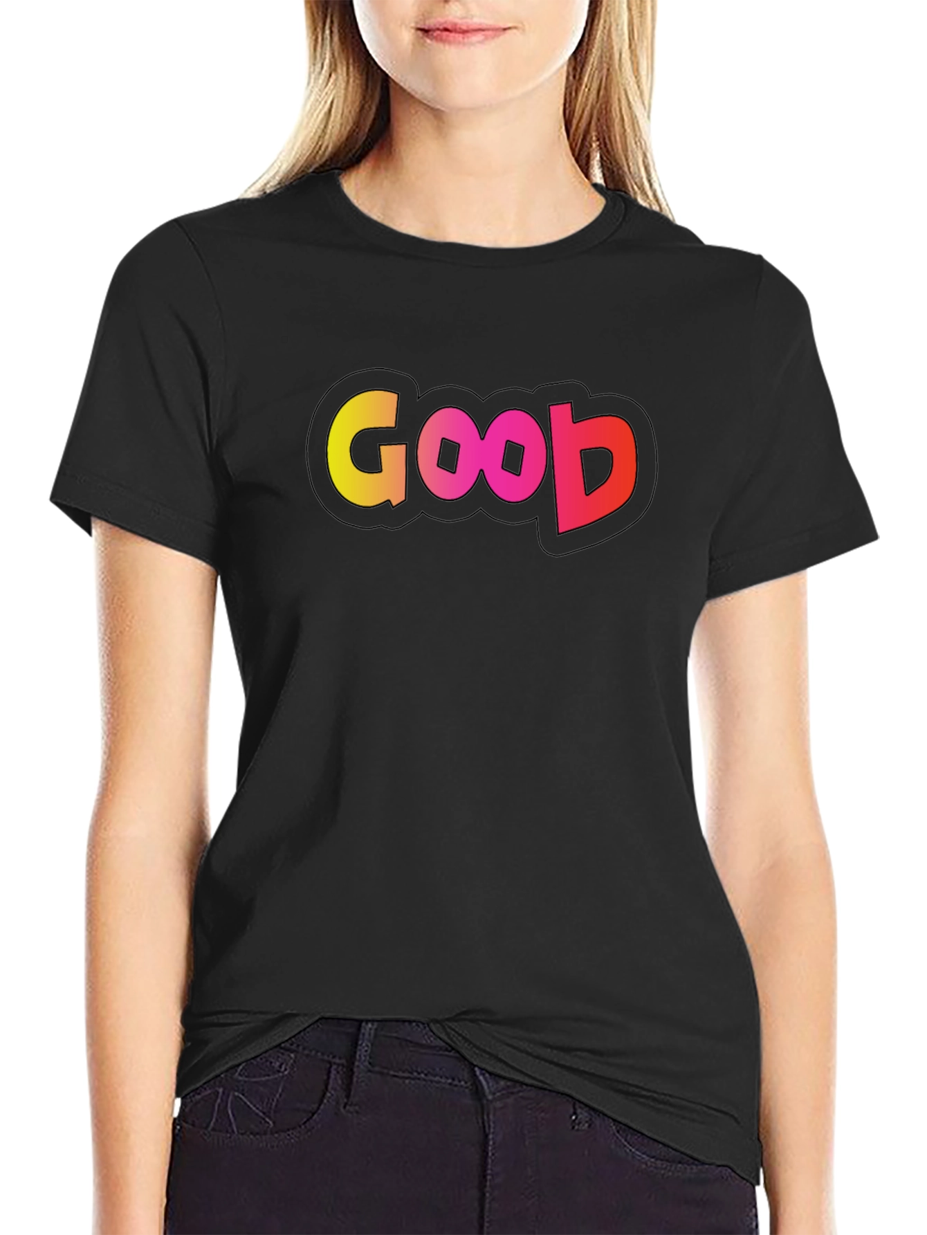Goob Graphic T-Shirt - Bold Black Cotton Tee