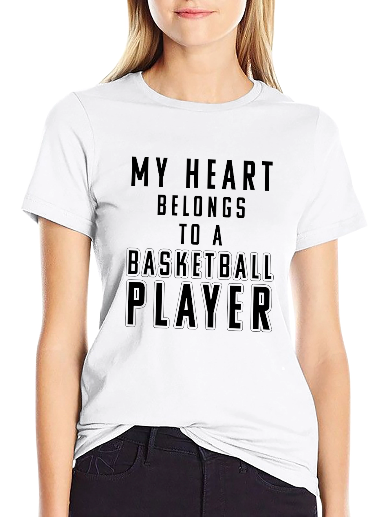 Basketball Player Heart T-Shirt
