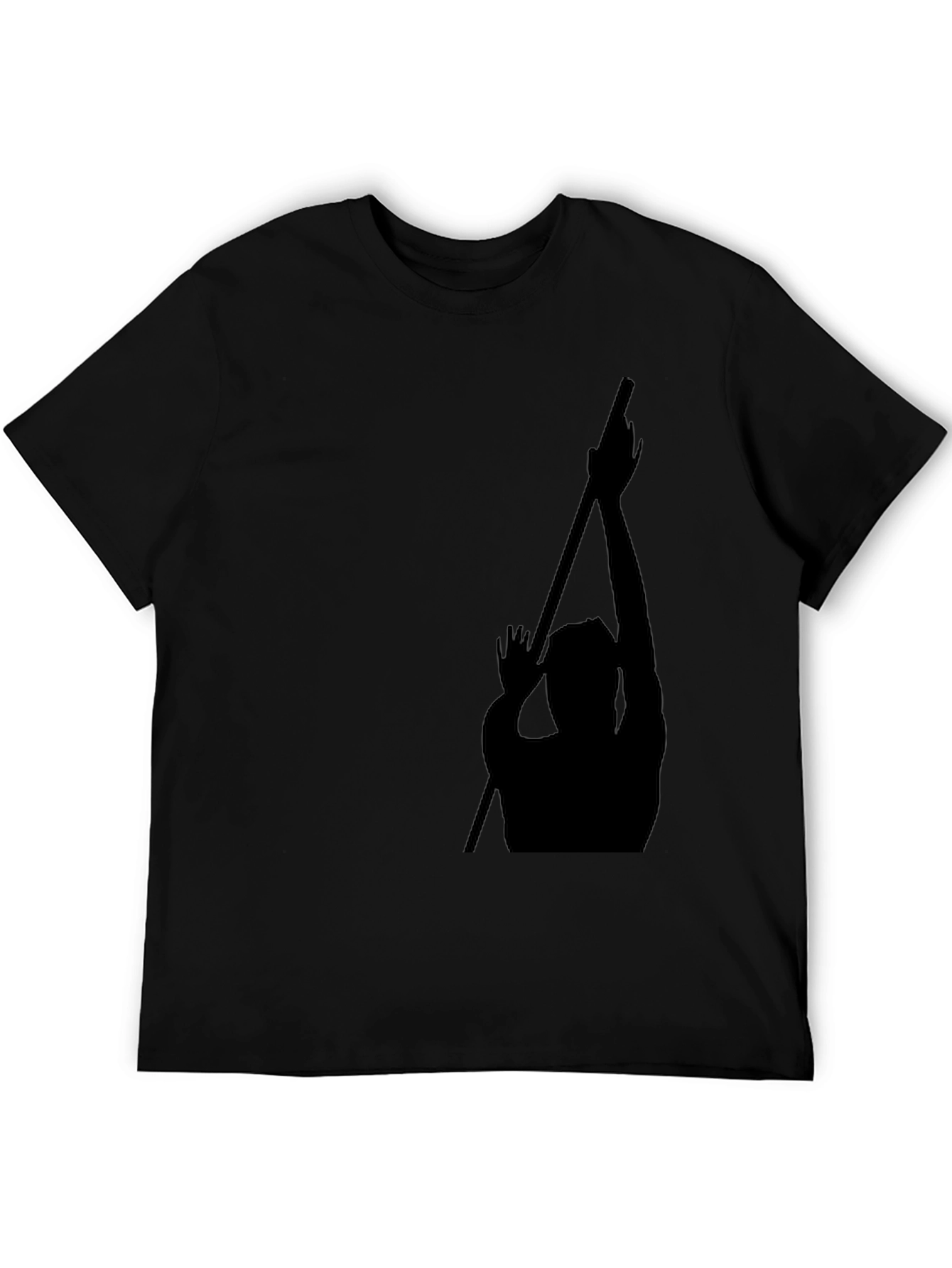 Black Silhouette Graphic Tee - Modern Fit