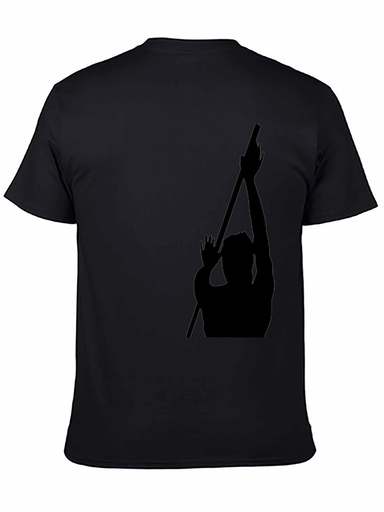 Black Silhouette Graphic Tee - Modern Fit