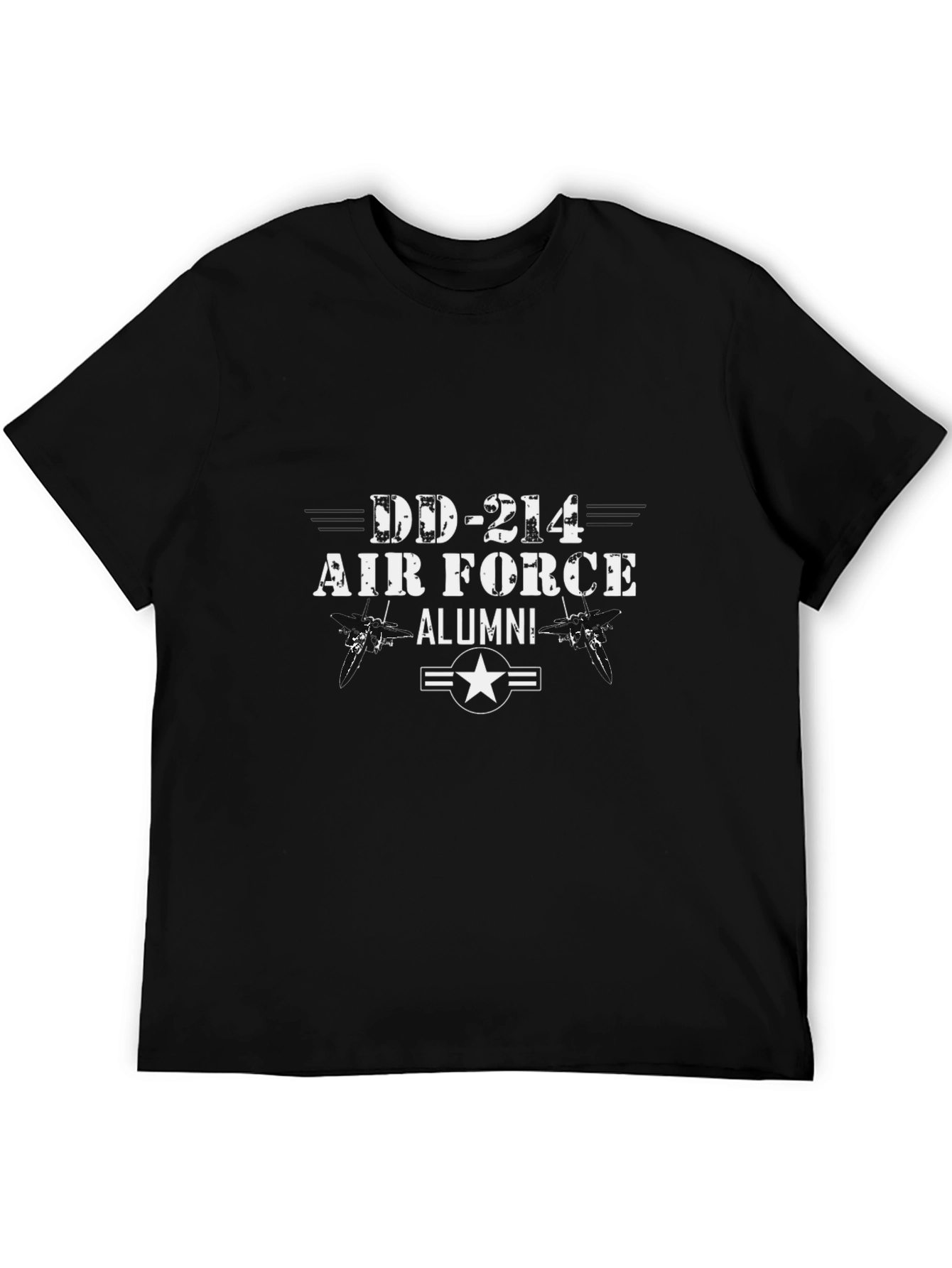 Air Force Alumni DD-214 Black T-Shirt