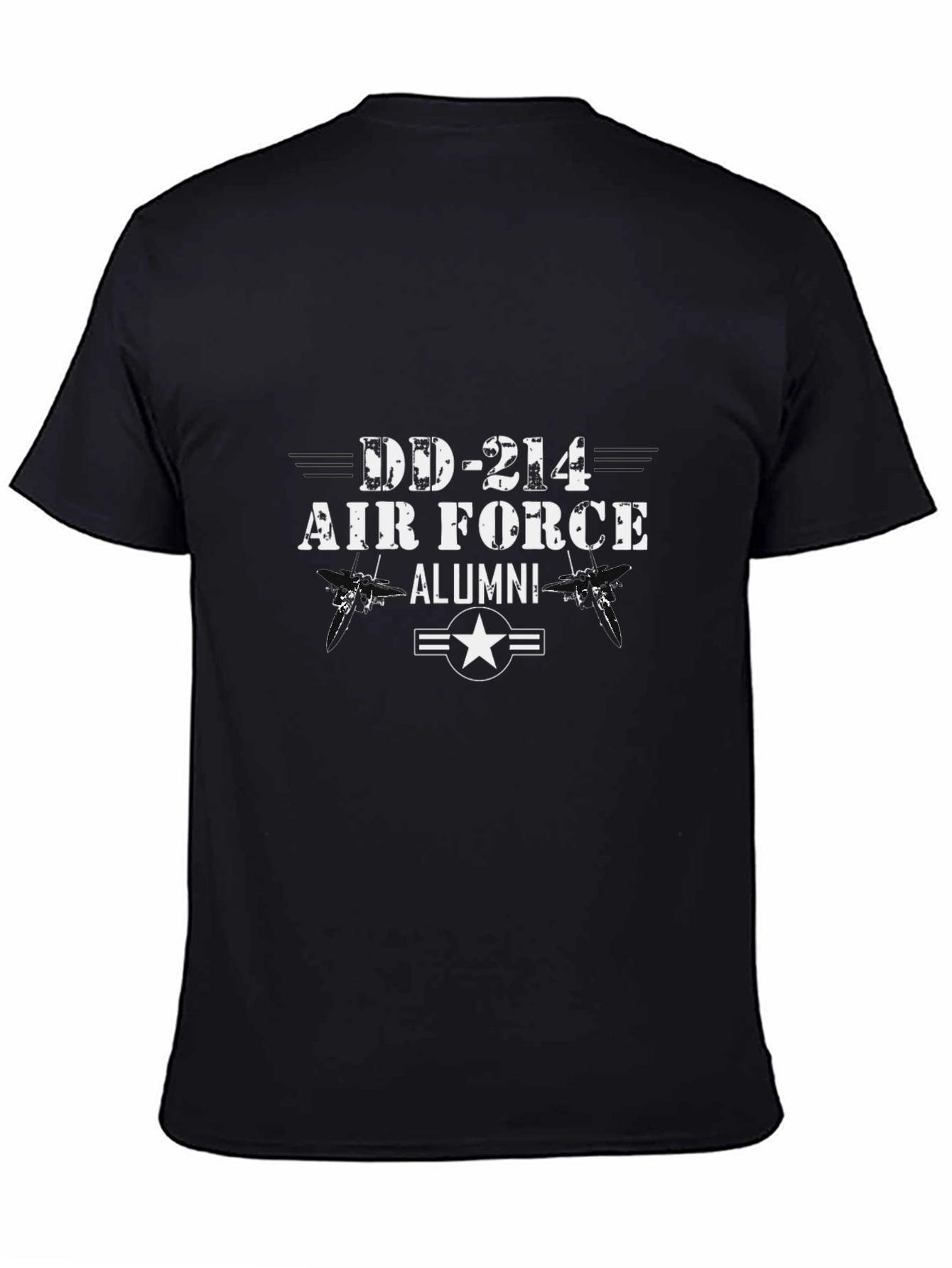 Air Force Alumni DD-214 Black T-Shirt