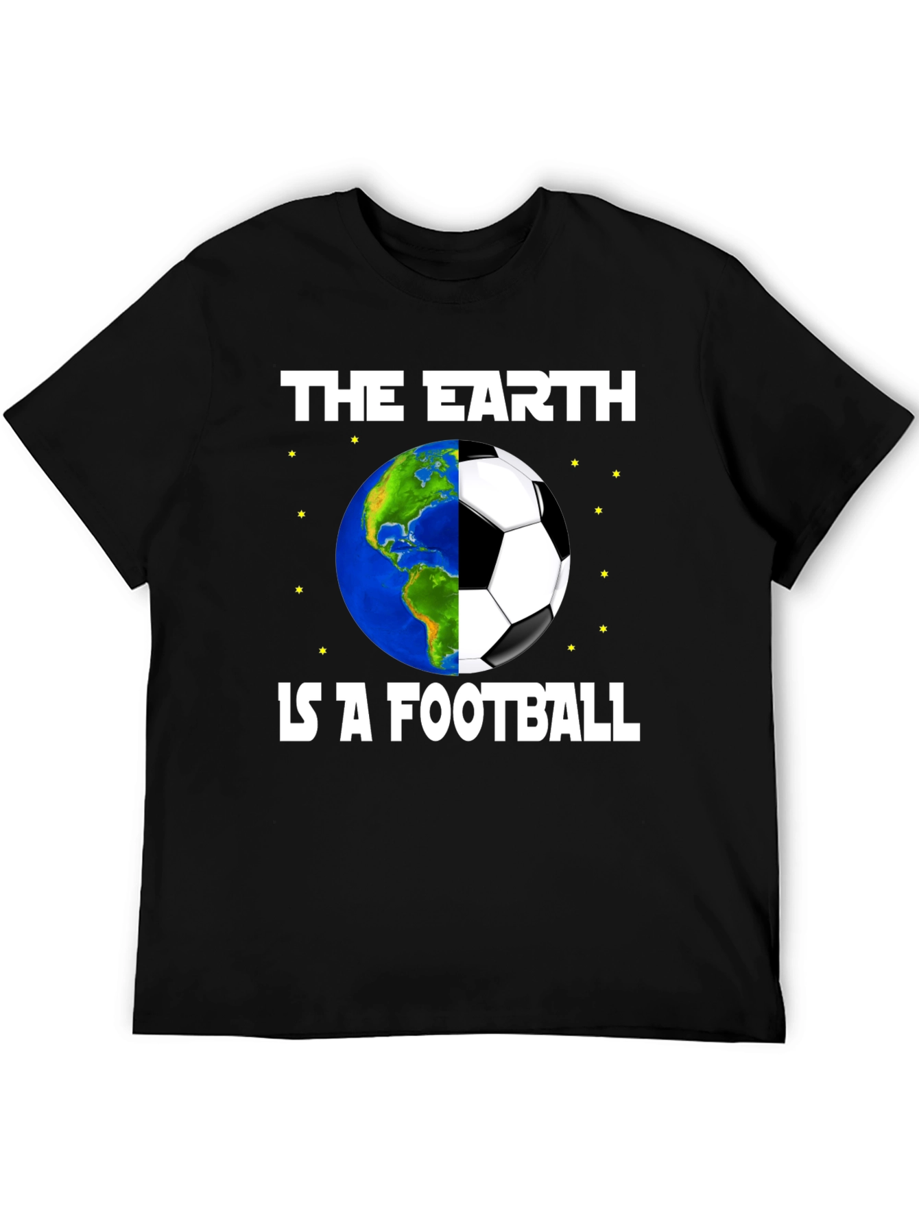 The Earth Is A Football Graphic T-Shirt