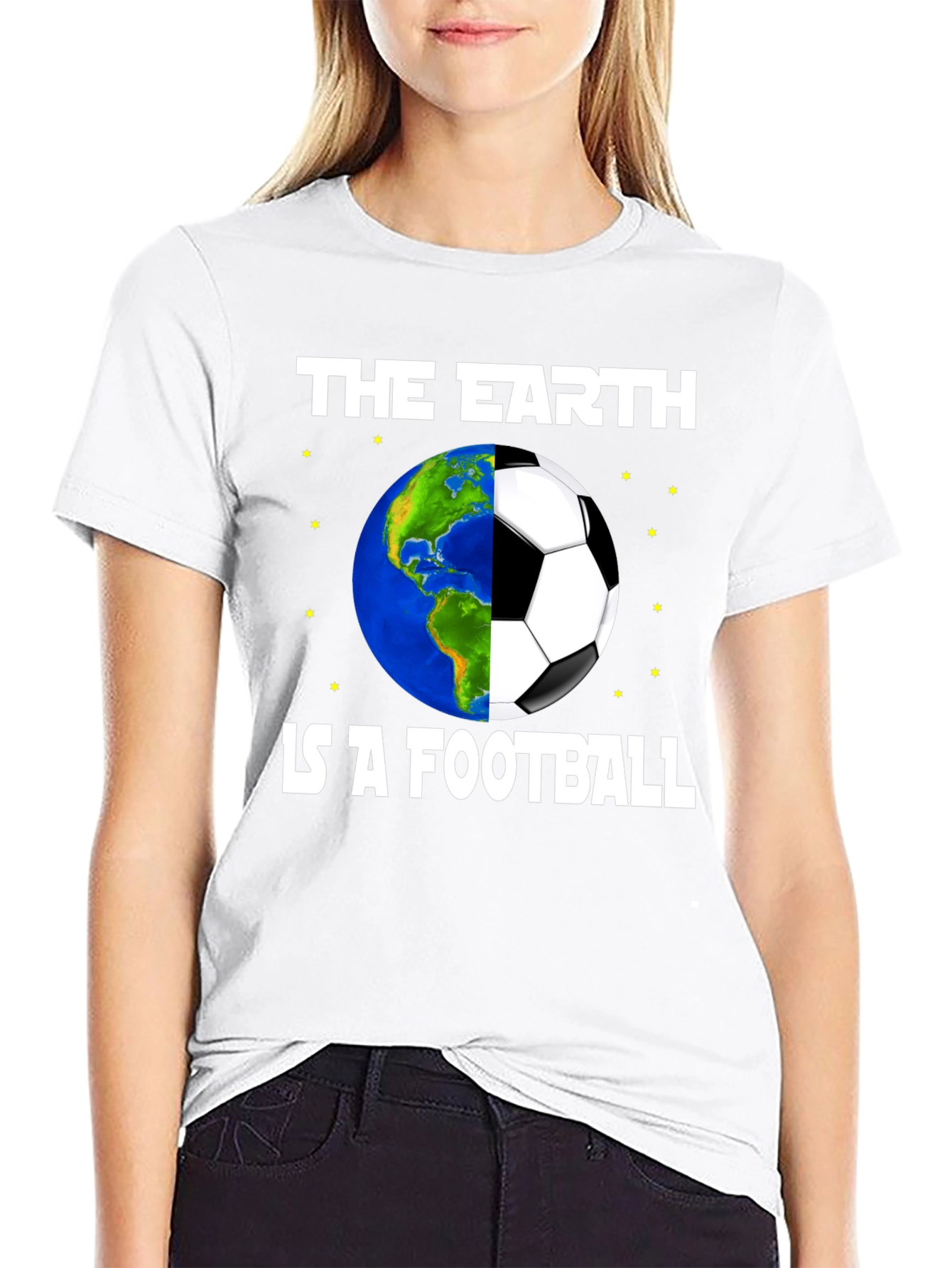 The Earth Is A Football Graphic T-Shirt