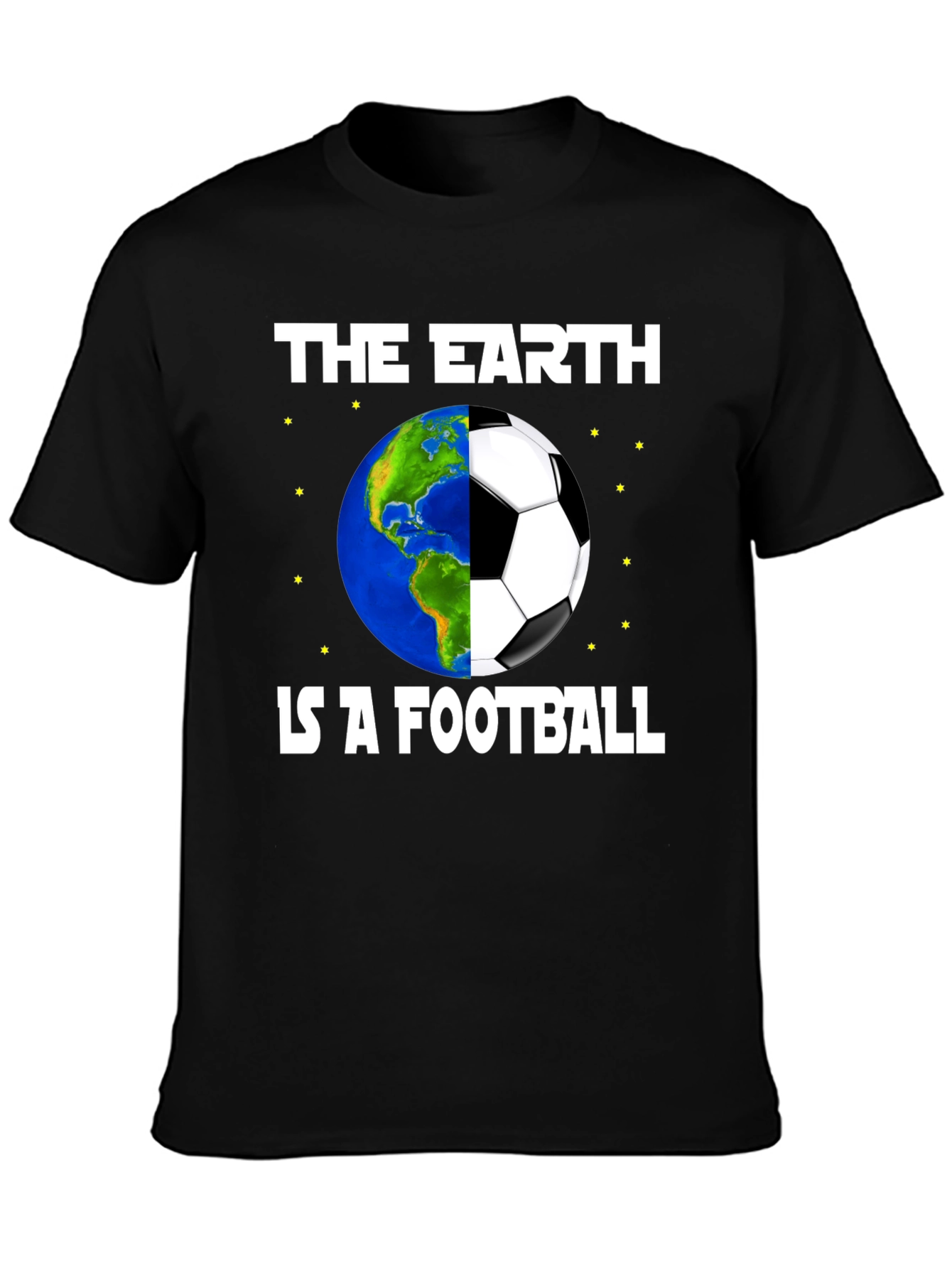 The Earth Is A Football Graphic T-Shirt