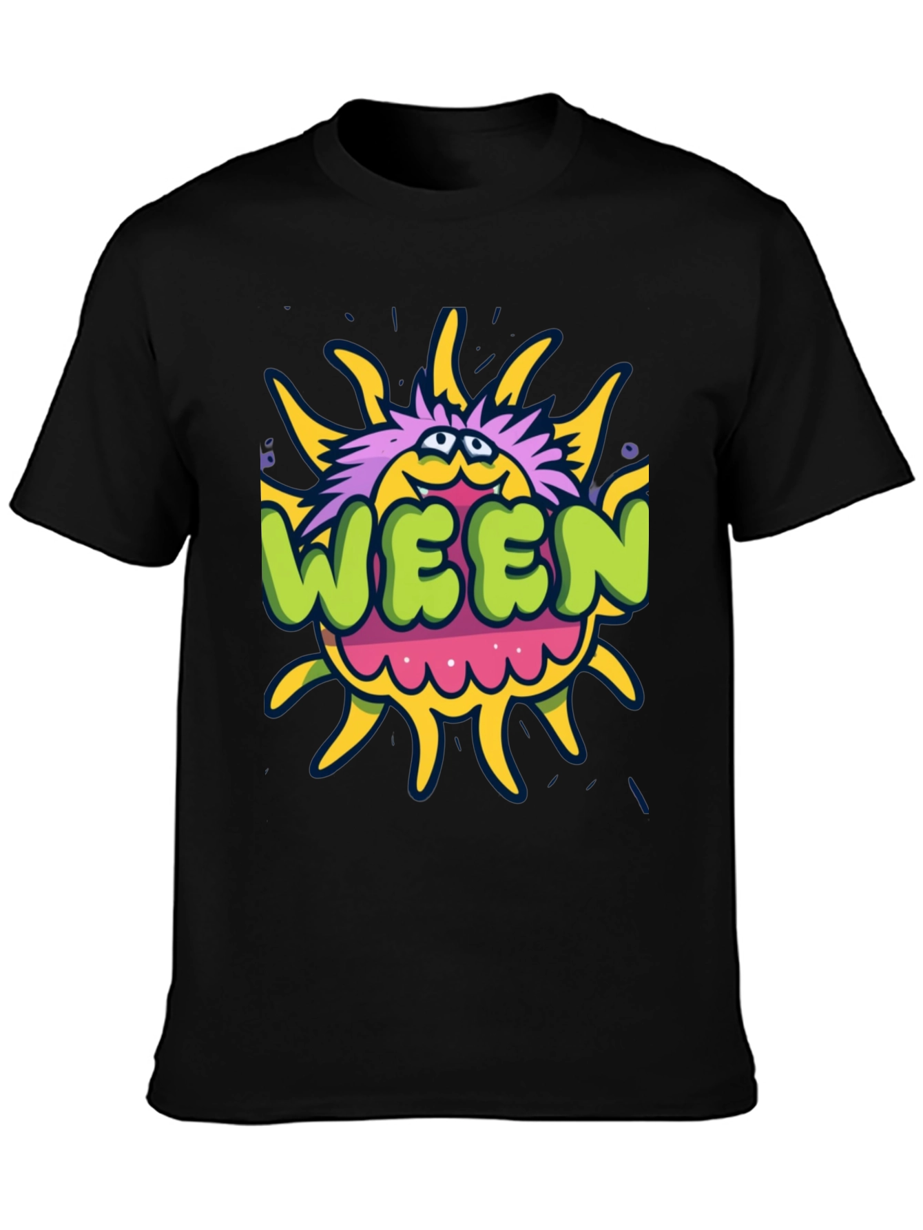 Ween Sun T-Shirt - Black Graphic Tee