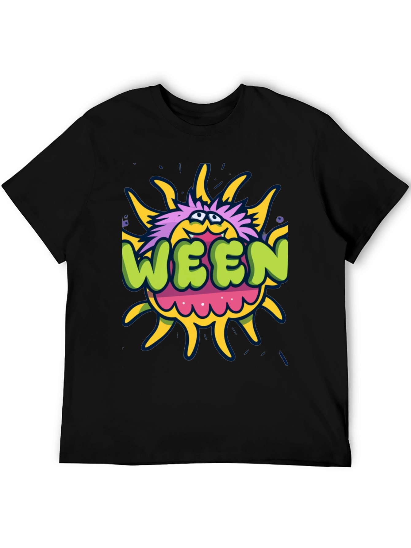Ween Sun T-Shirt - Black Graphic Tee