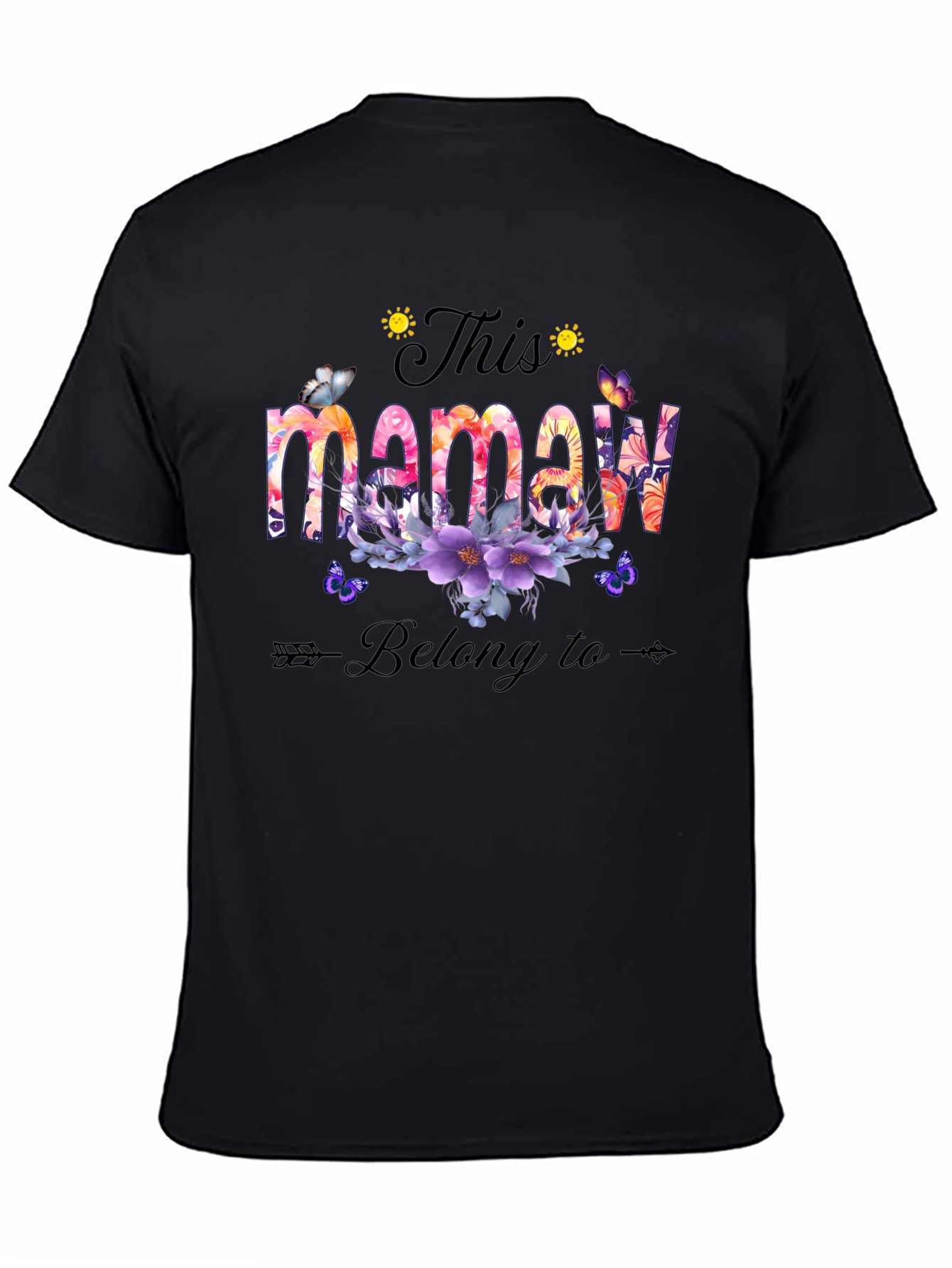 Floral This Mamaw Belong to T-Shirt