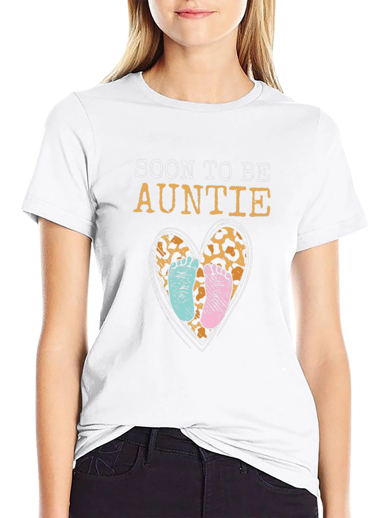 Soon to Be Auntie Pregnancy Announcement T-Shirt