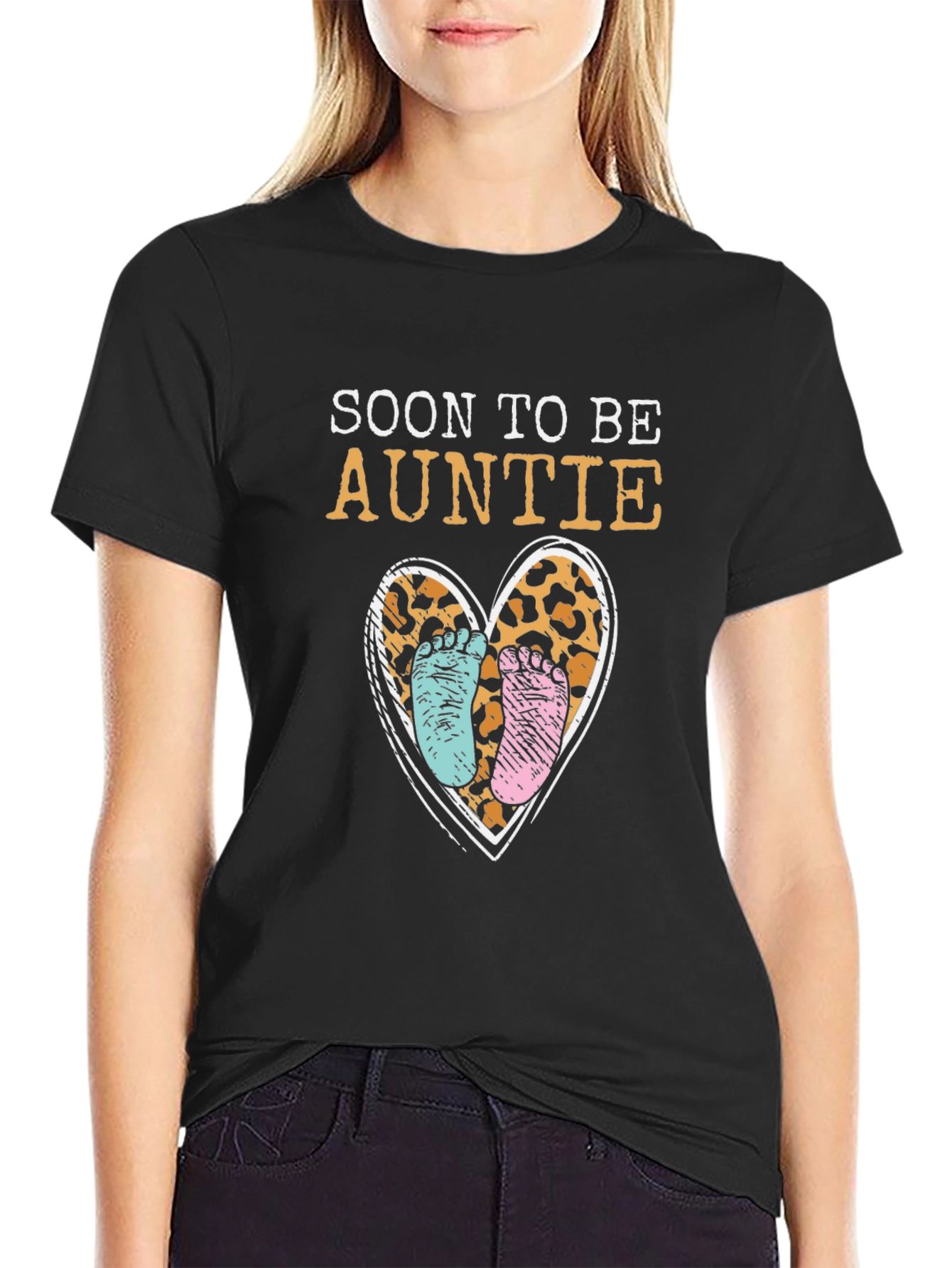 Soon to Be Auntie Pregnancy Announcement T-Shirt