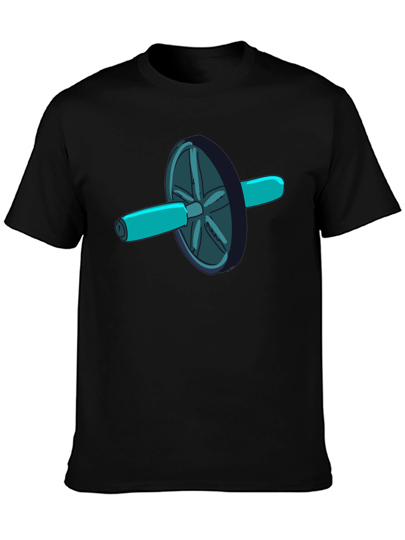 Ab Roller Cartoon Graphic T-Shirt
