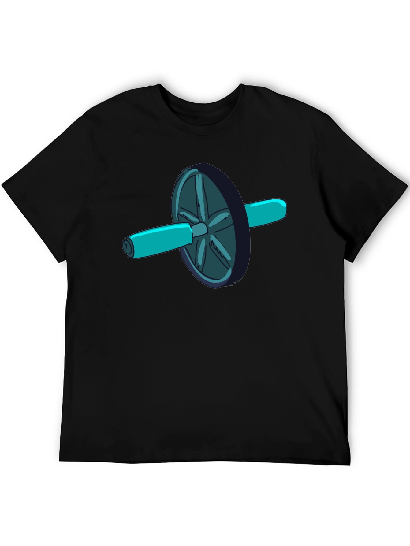 Ab Roller Cartoon Graphic T-Shirt