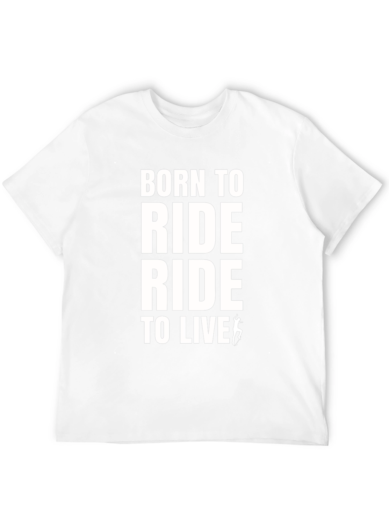 Born To Ride Black Graphic Tee