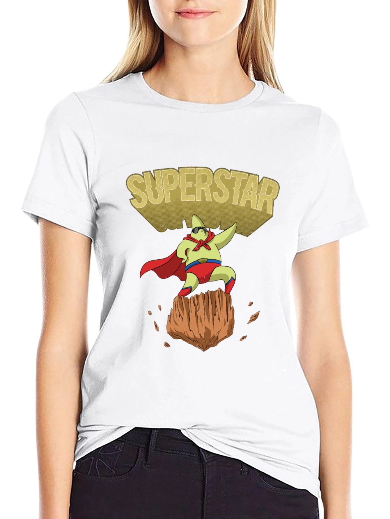 Superstar Cartoon Graphic Tee