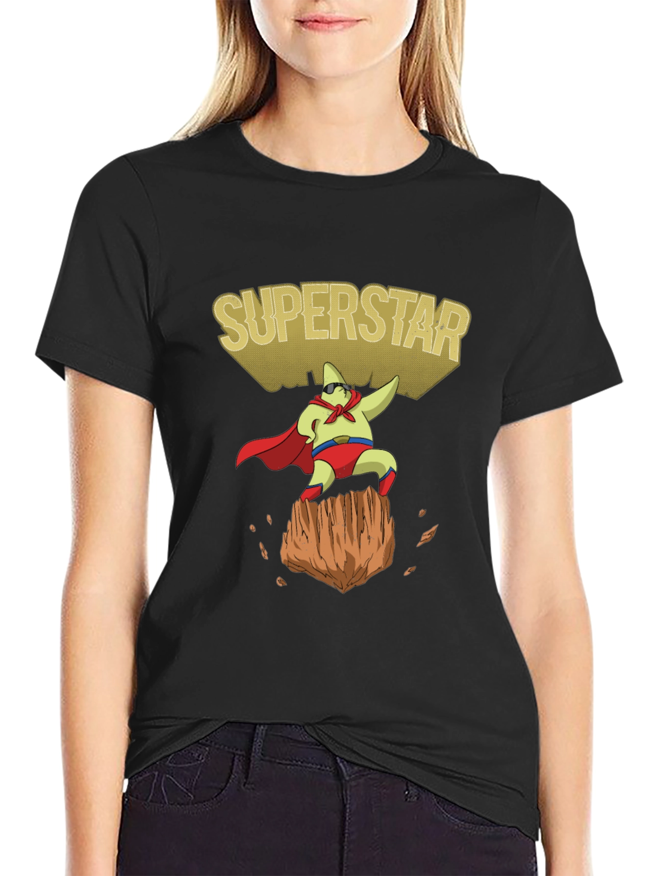Superstar Cartoon Graphic Tee